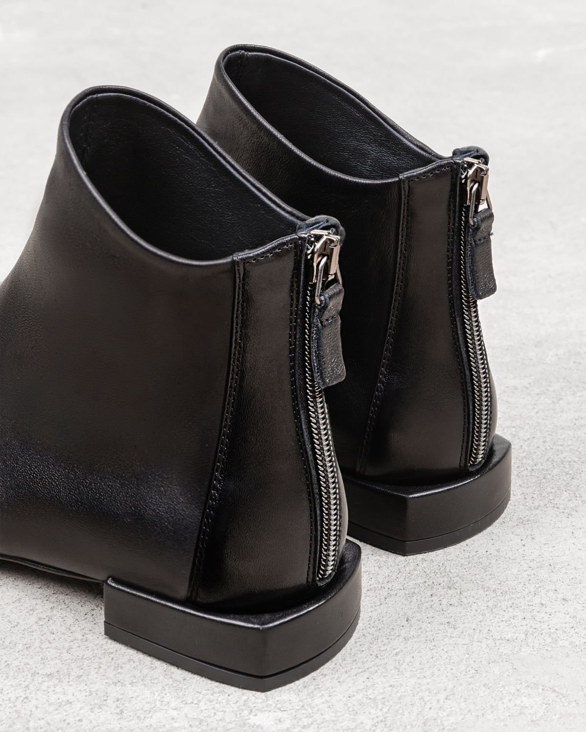 Черные кожаные ботильоны - Image 4 of 7