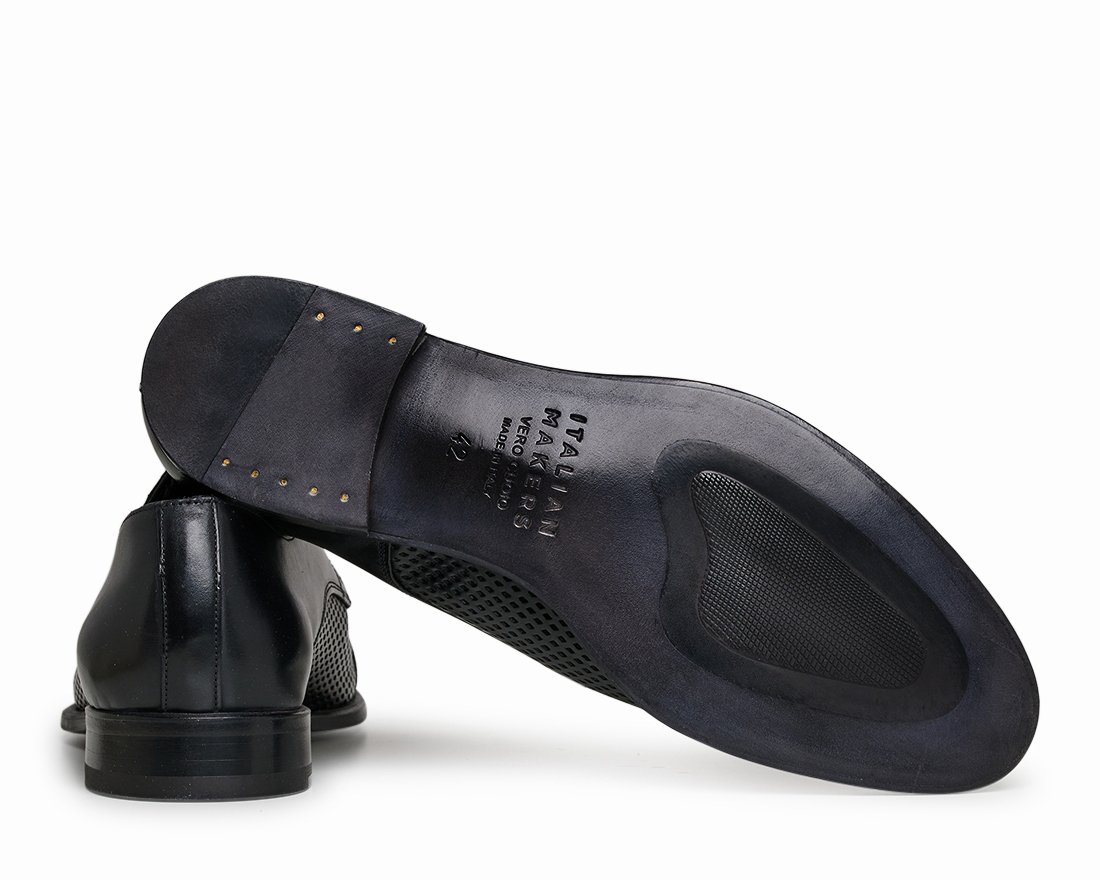 Мужские черные кожаные туфли - Image 4 of 4