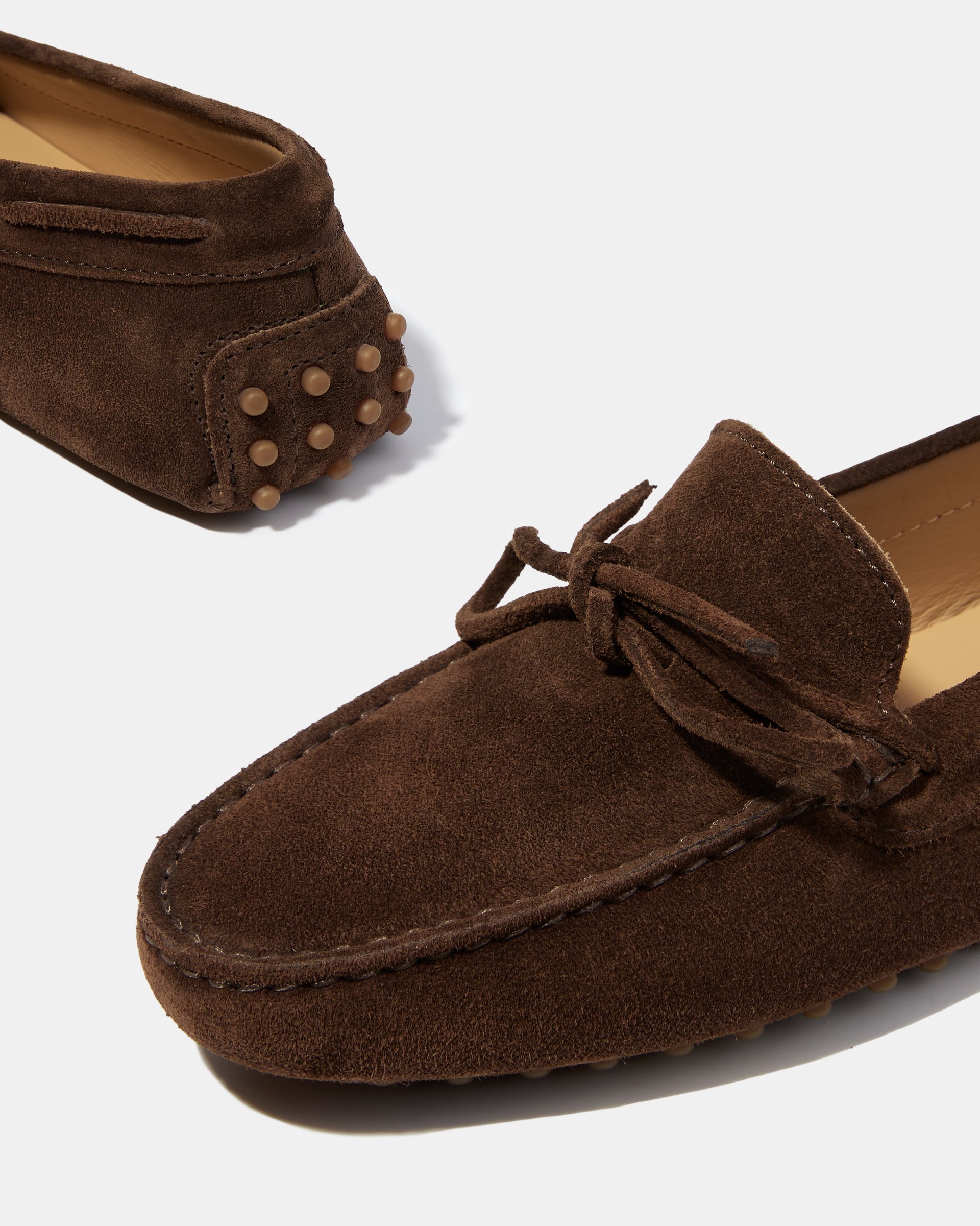 Темно-коричневые замшевые мокасины - Image 4 of 5