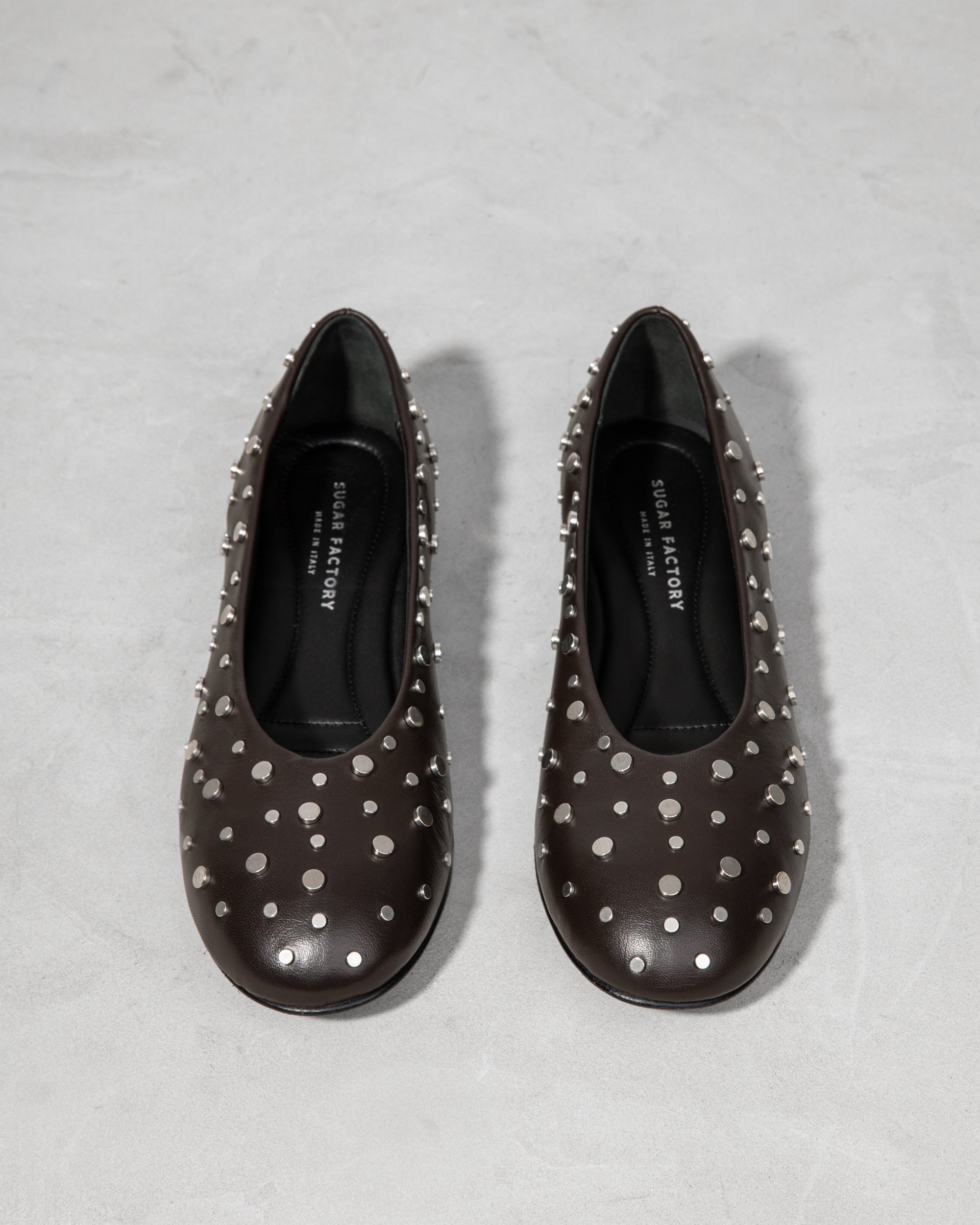 Черные кожаные балетки - Image 3 of 6