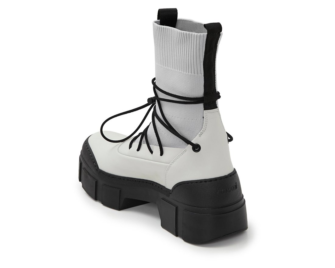 Светло-серые кожаные ботинки - Image 3 of 5