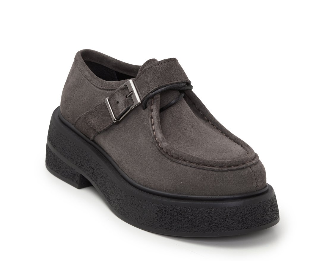 Серые замшевые лоферы - Image 2 of 5