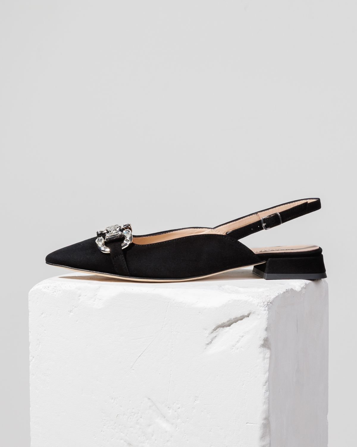 Черные замшевые туфли - Main image