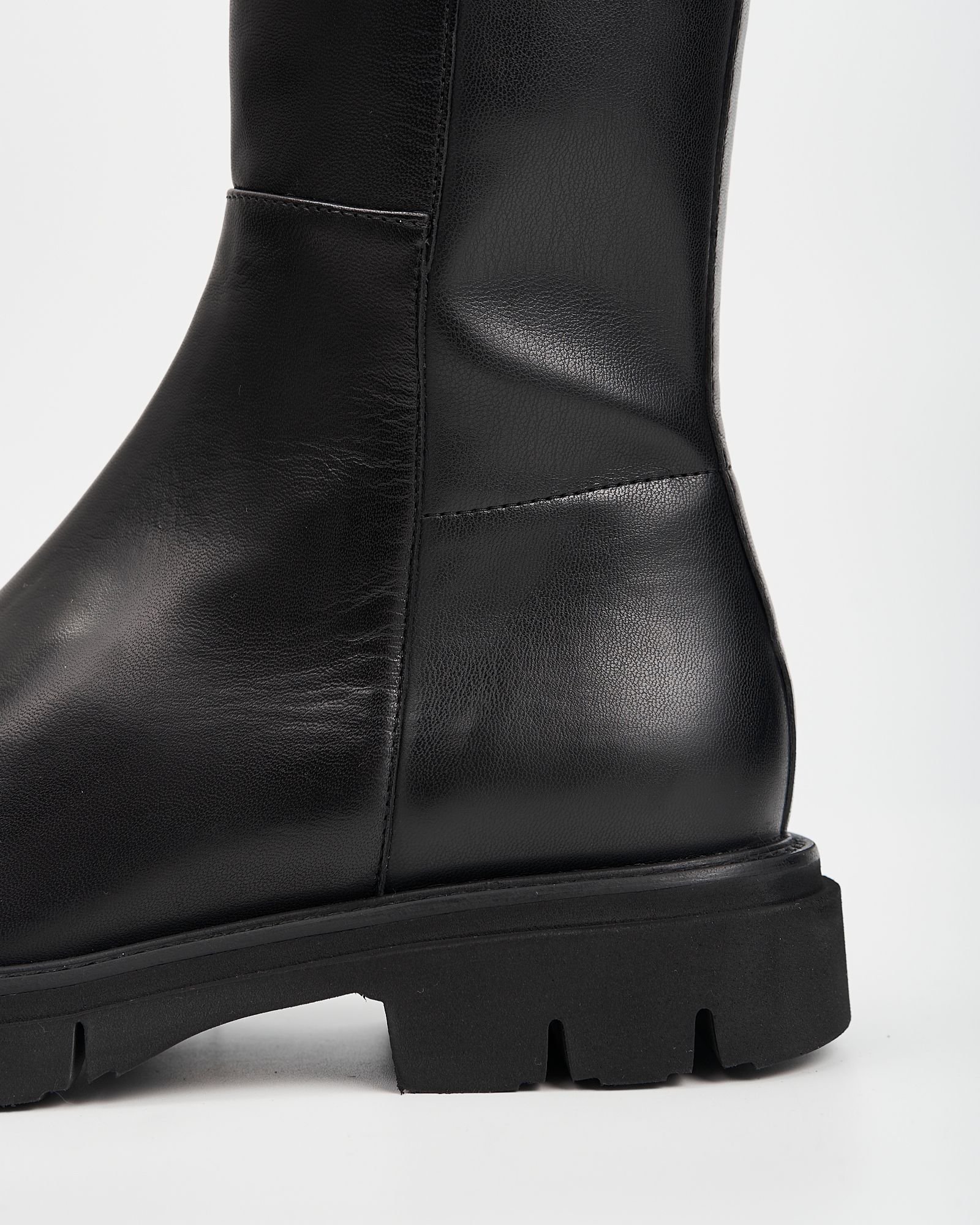 Черные кожаные сапоги - Image 5 of 6