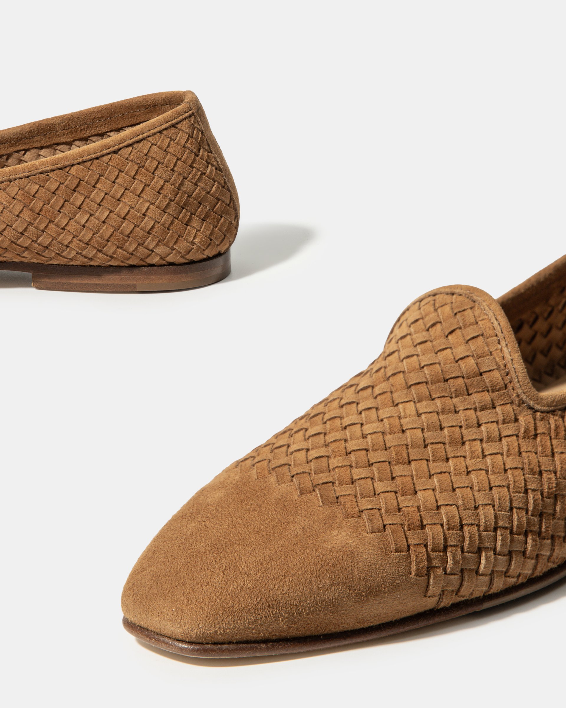 Коричневые замшевые лоферы - Image 4 of 4