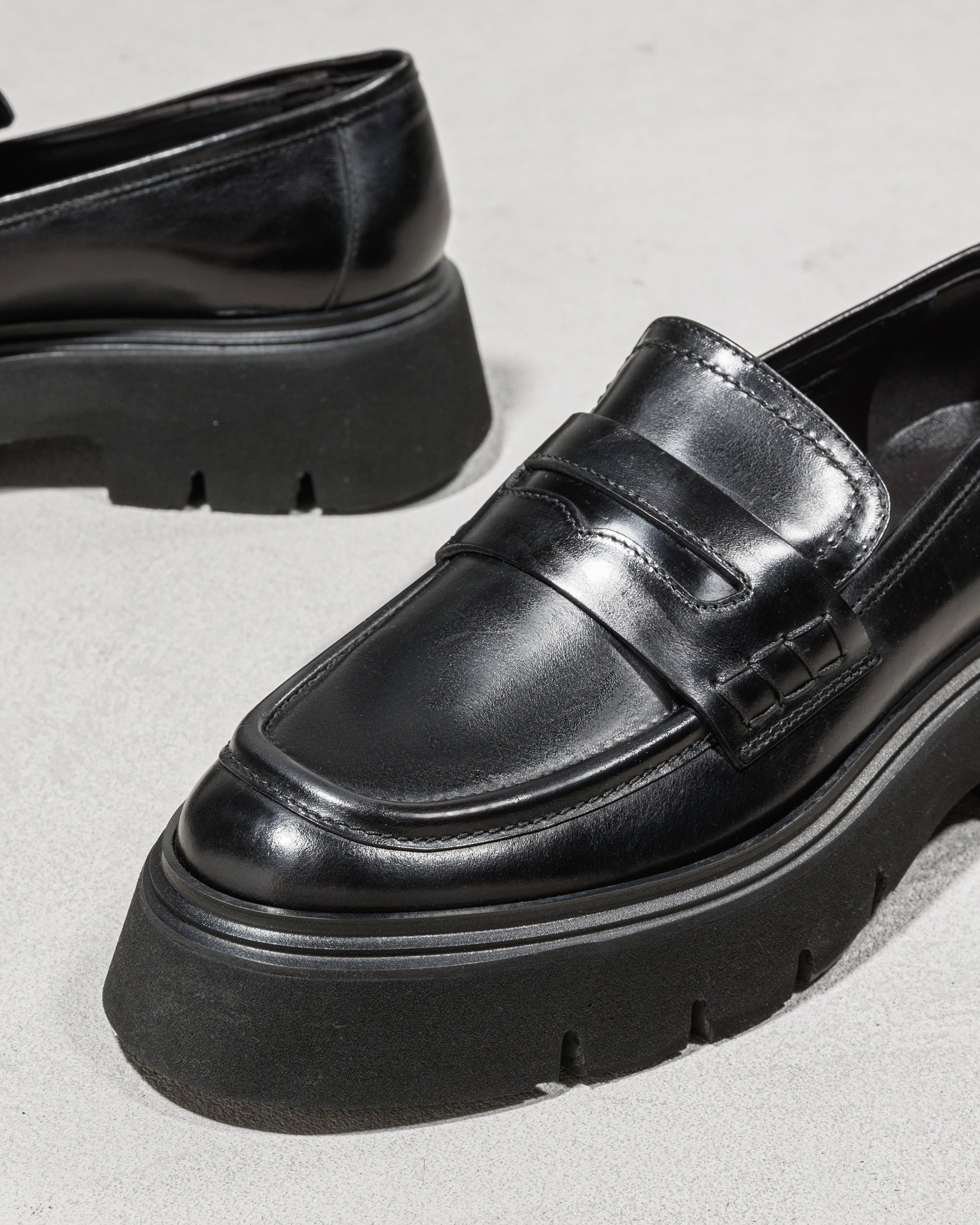 Черные кожаные лоферы - Image 3 of 4