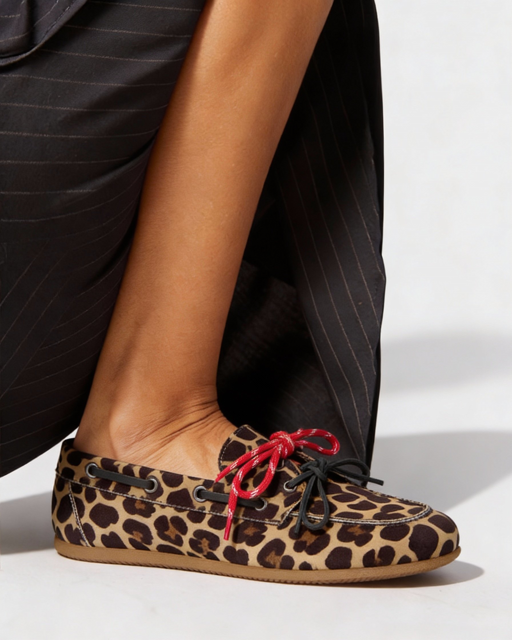 Мокасины из вельвета с анималистичным принтом - Image 6 of 6