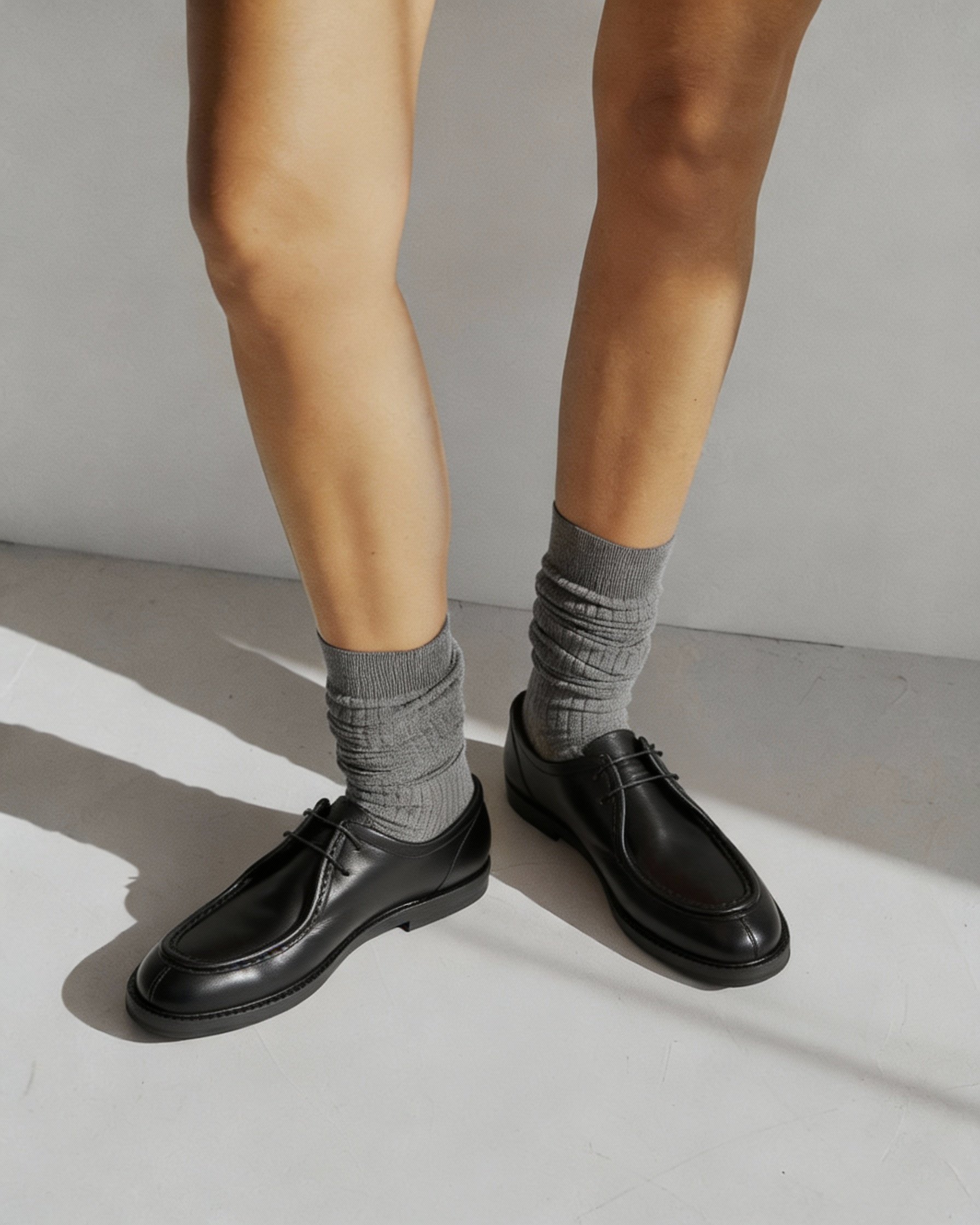 Черные полуботинки из натуральной кожи - Image 5 of 5