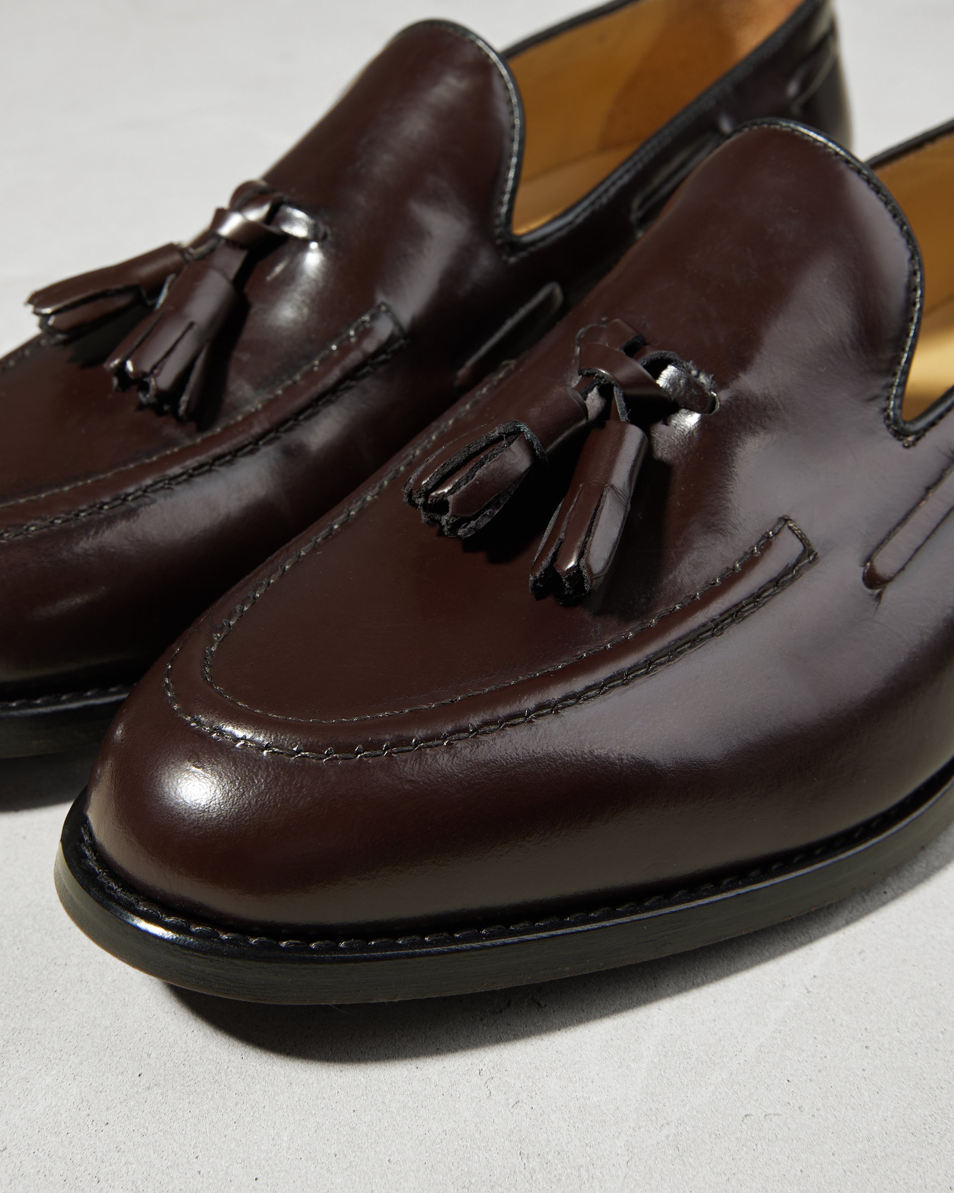 Темно-коричневые кожаные туфли - Image 3 of 5