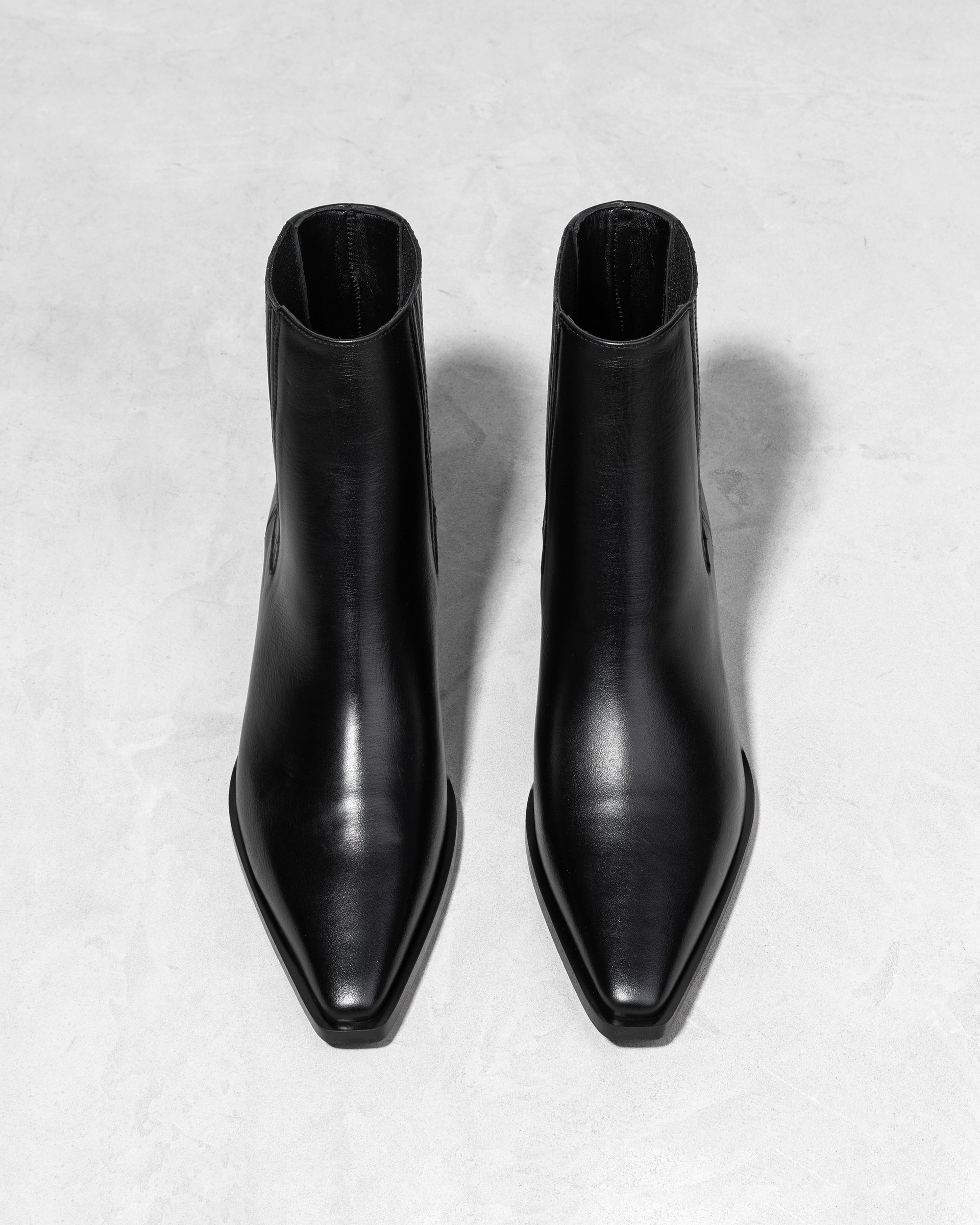Черные кожаные ботильоны - Image 3 of 5
