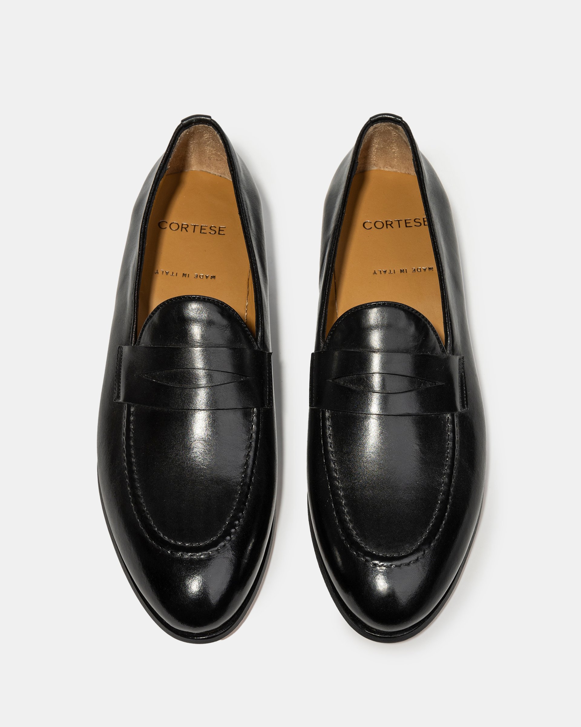 Черные кожаные классические лоферы - Image 3 of 5