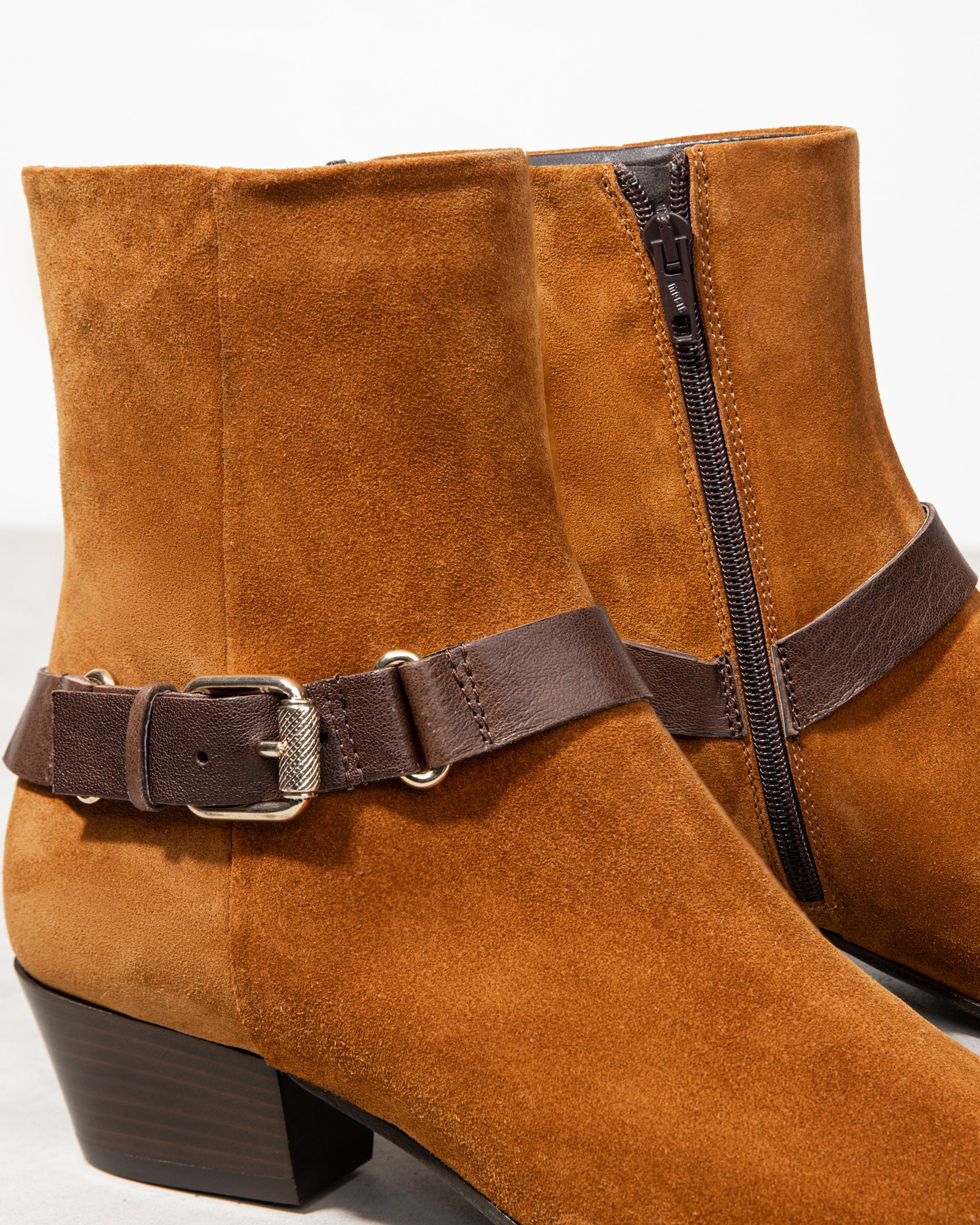 Ботинки из замши горчичного цвета - Image 4 of 5