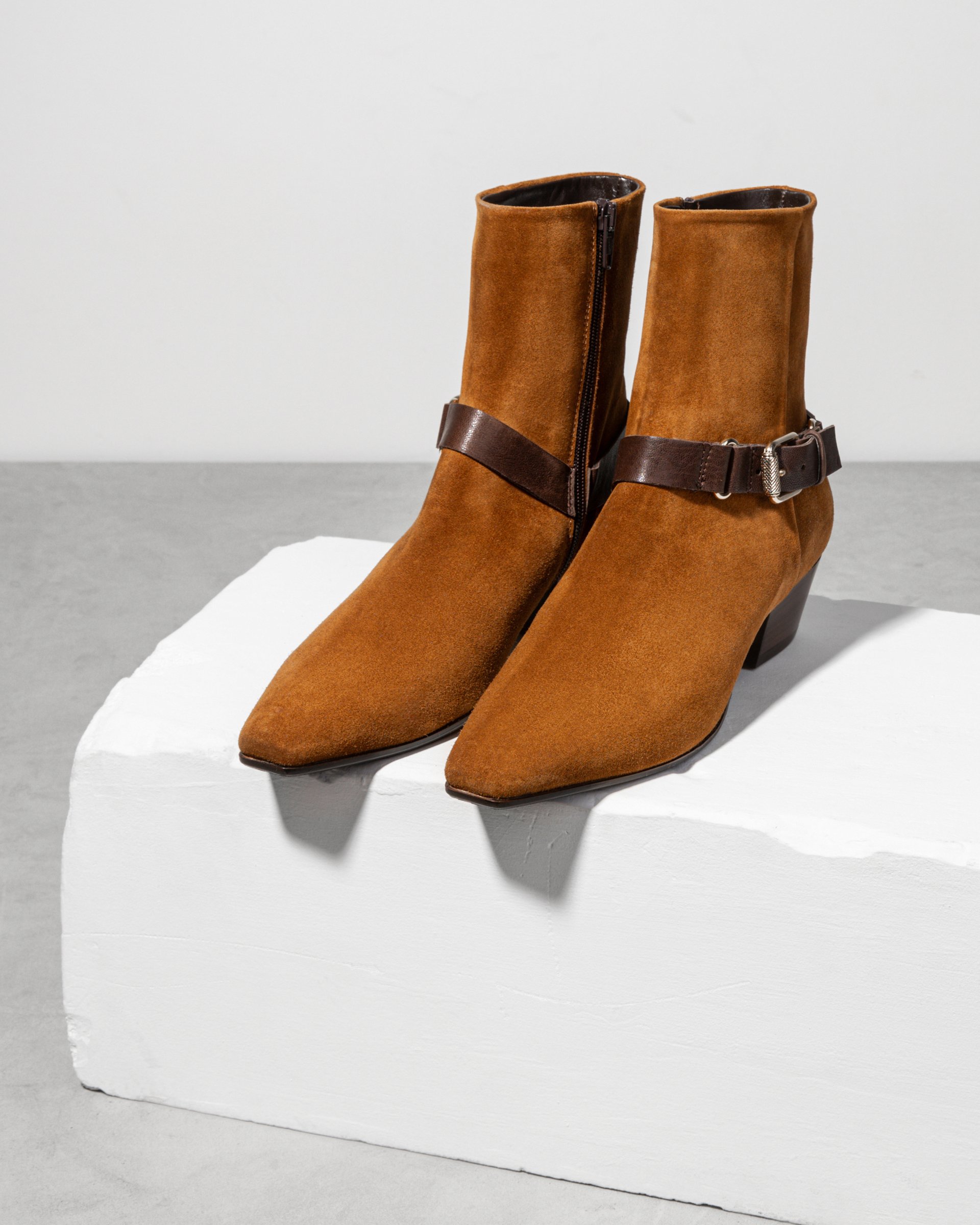 Ботинки из замши горчичного цвета - Image 2 of 5