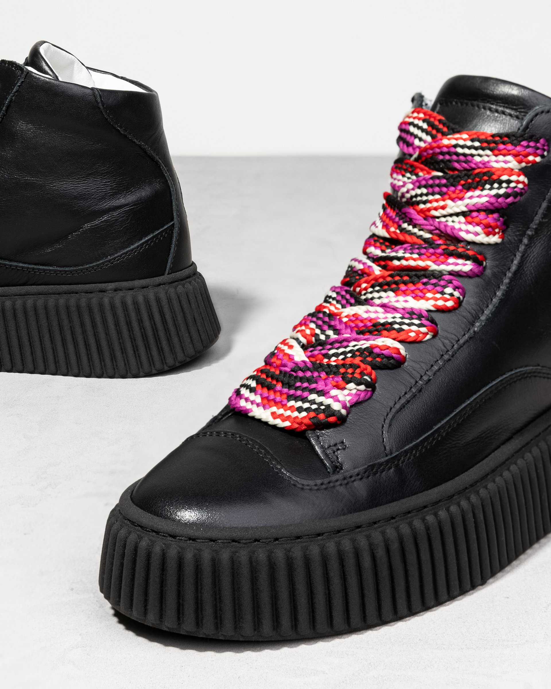 Черные кожаные кеды - Image 3 of 3