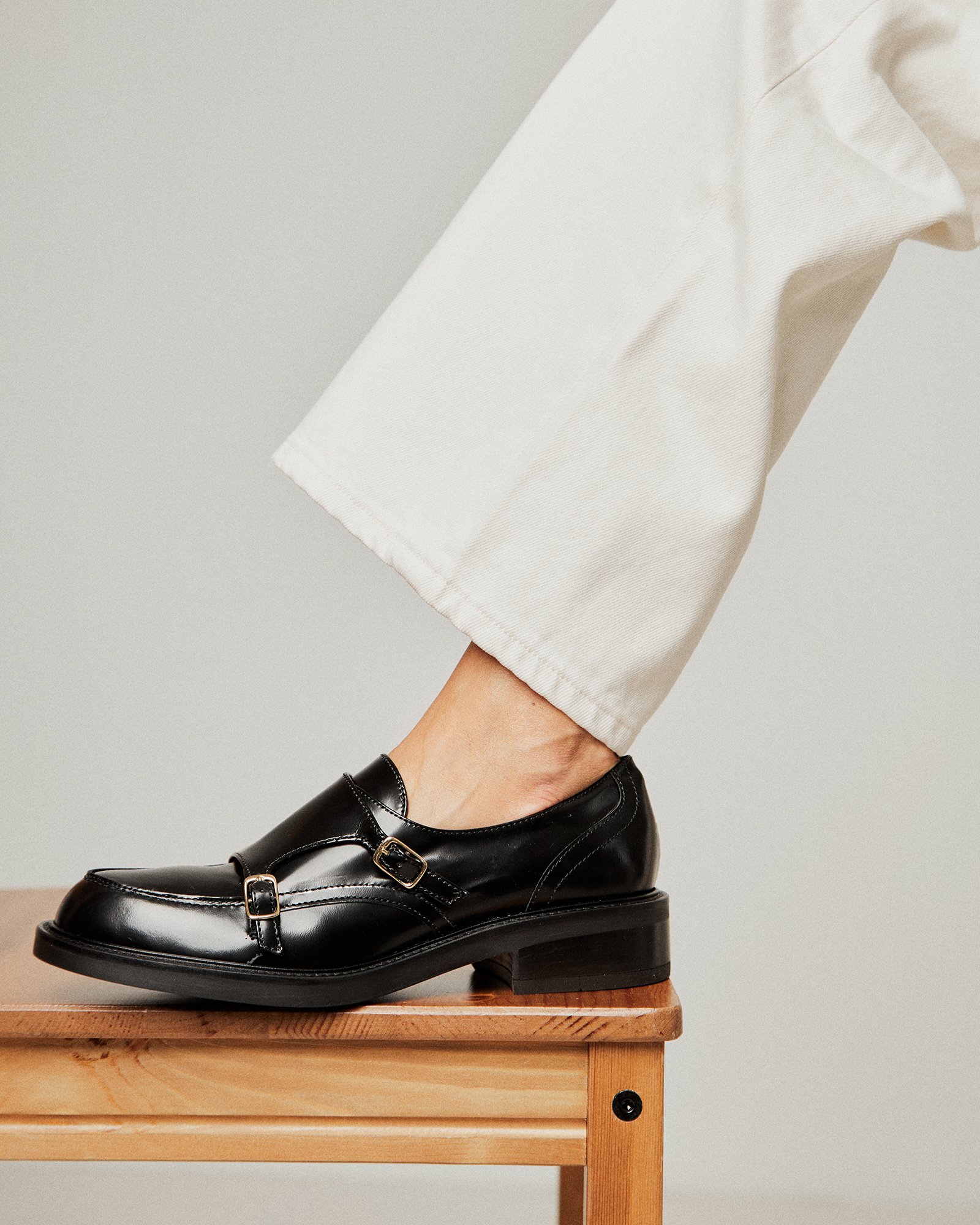 Черные кожаные туфли-монки - Image 5 of 5