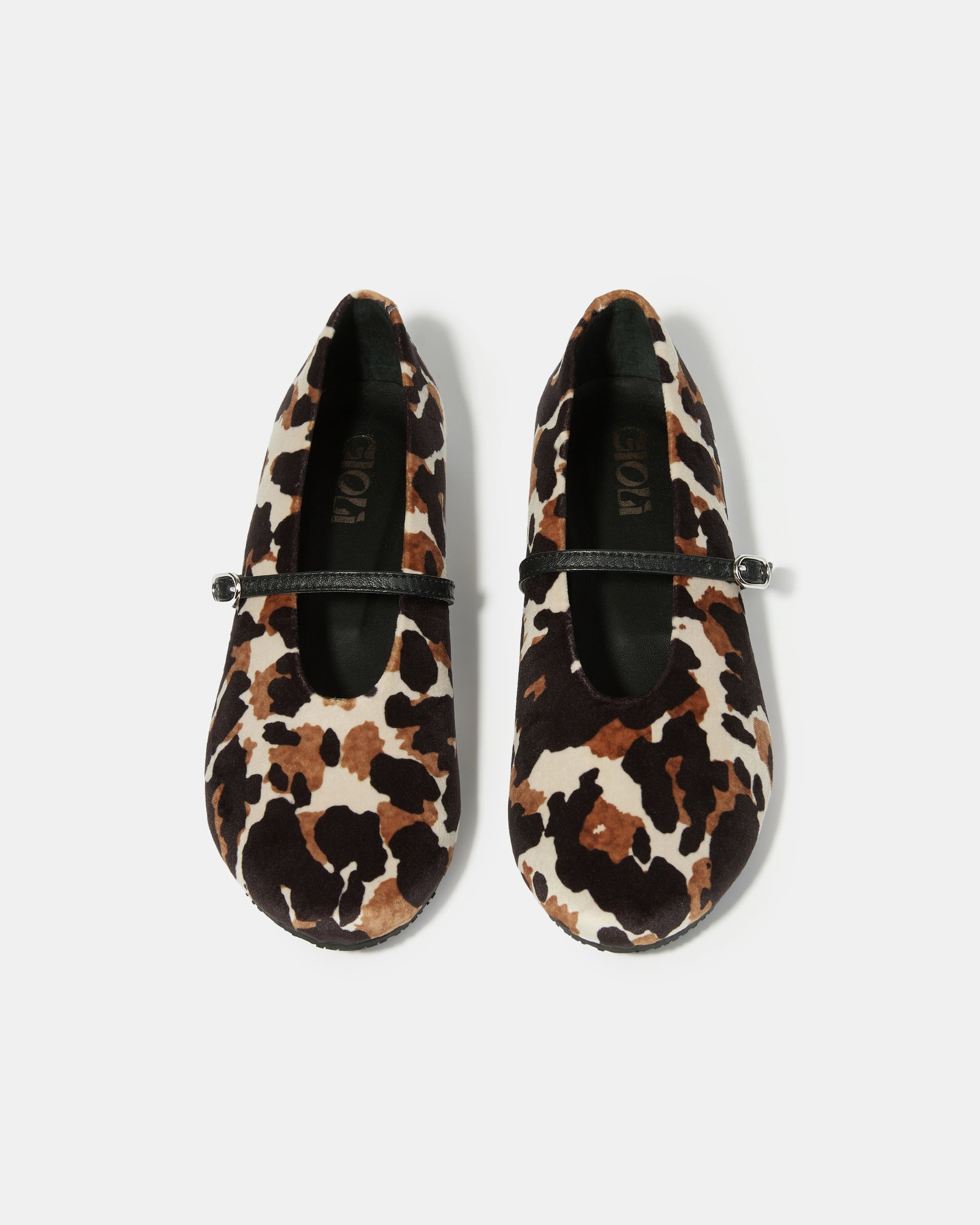 Балетки из вельвета с анималистичным принтом - Image 3 of 5