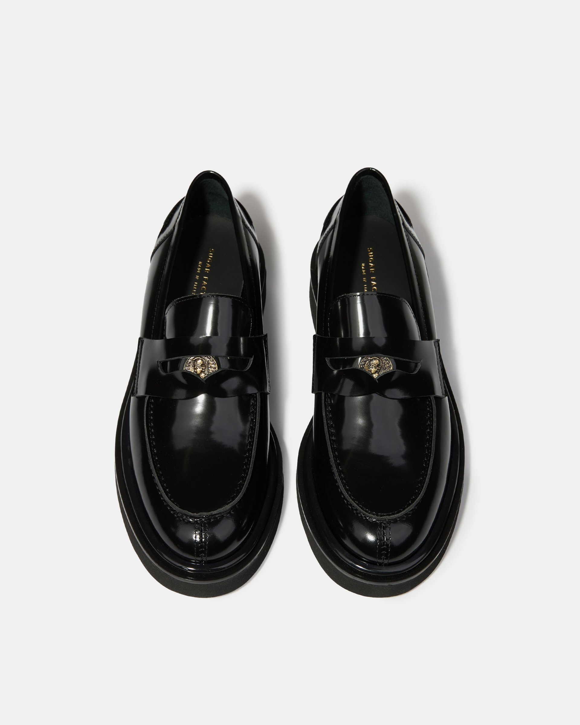 Черные кожаные лоферы в деловом стиле - Image 3 of 6