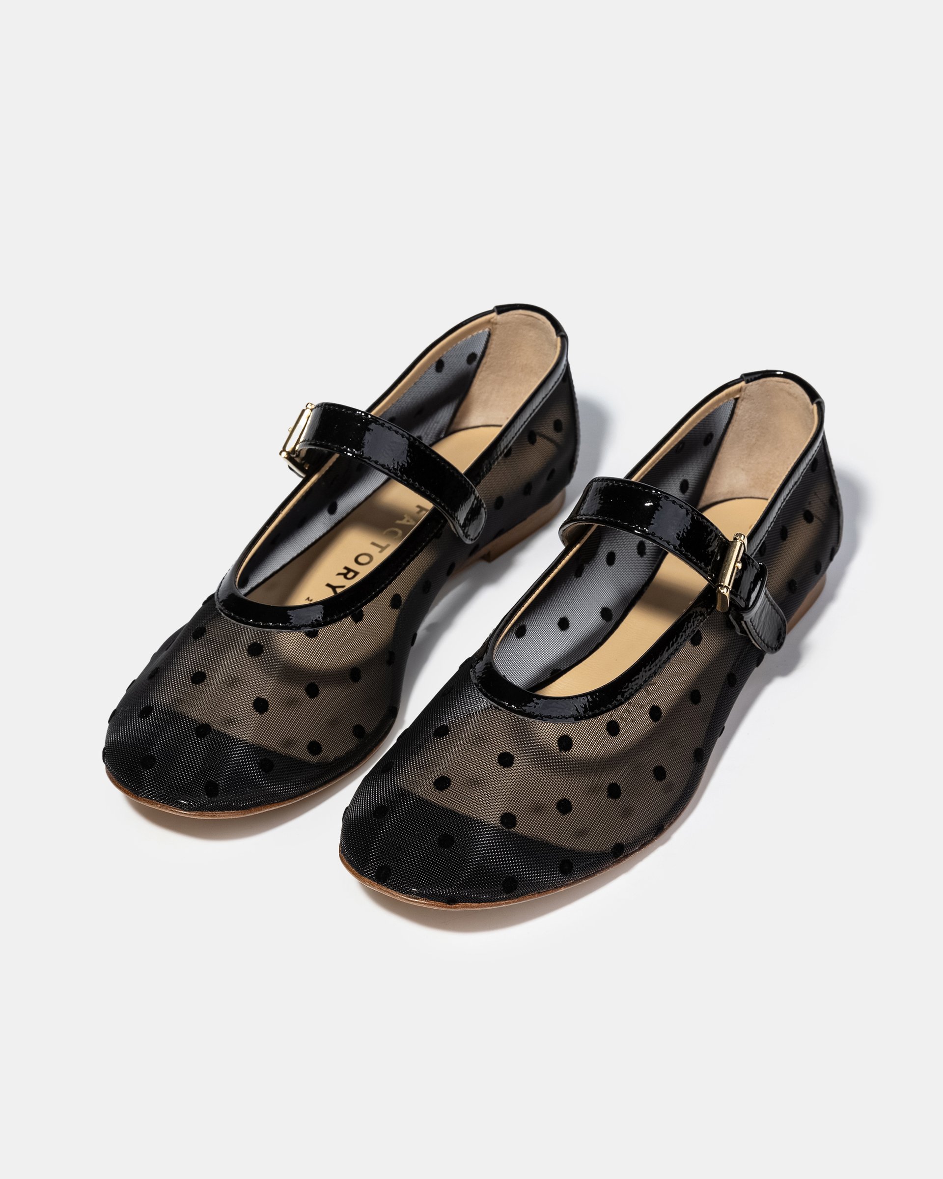 Черные балетки из текстильной сетки - Image 2 of 6