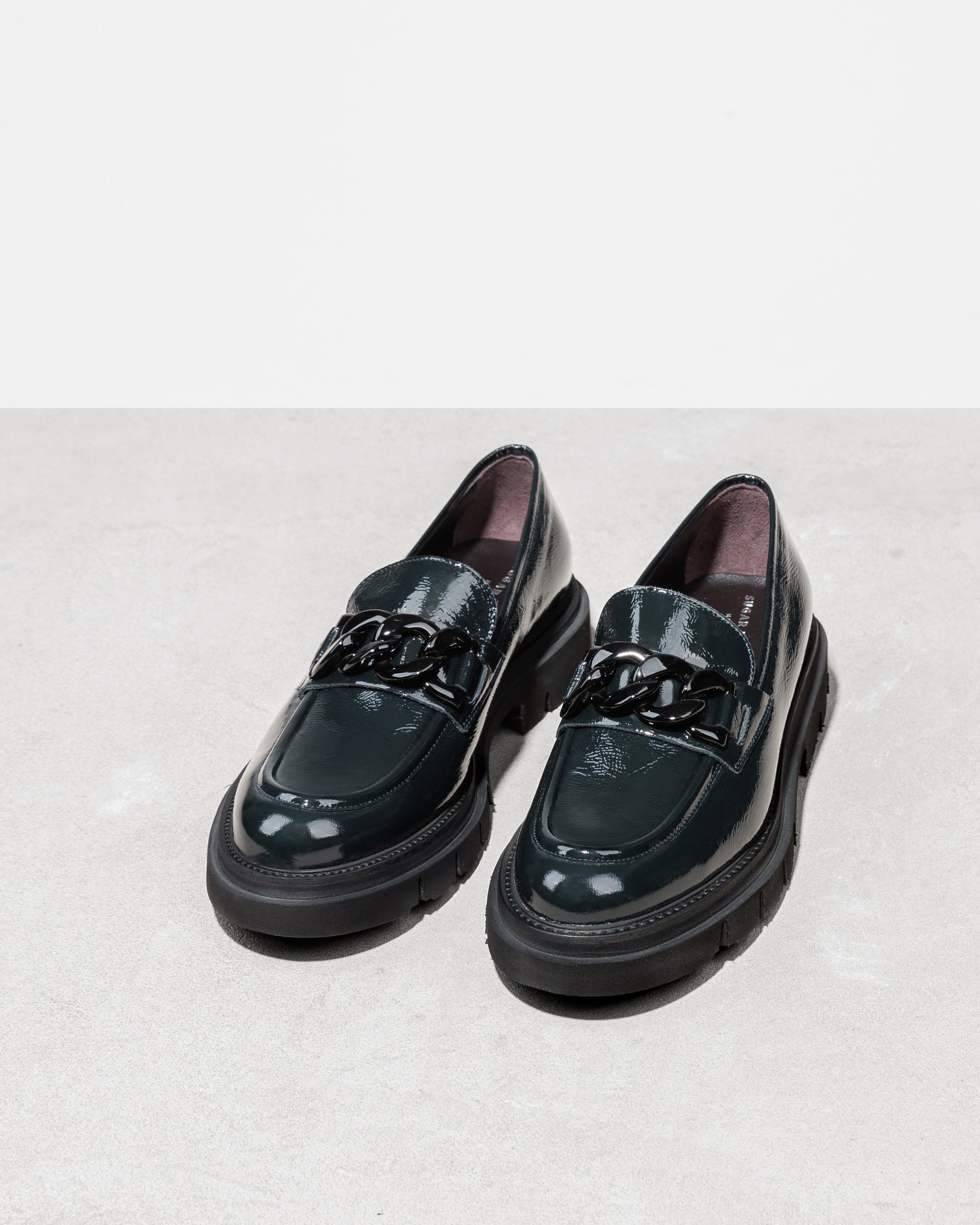 Зеленые лакированные лоферы - Image 3 of 5