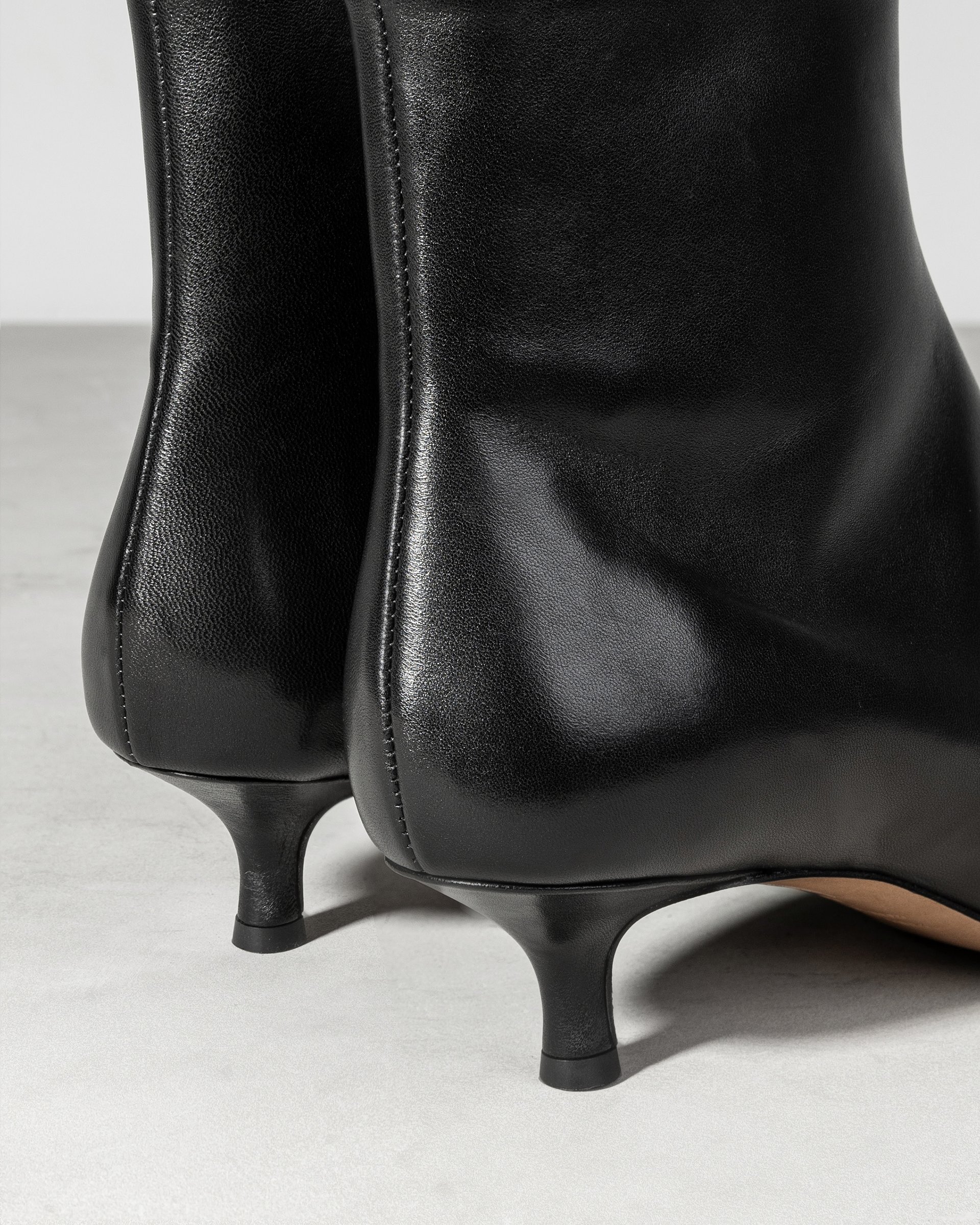 Черные кожаные ботильоны - Image 4 of 6