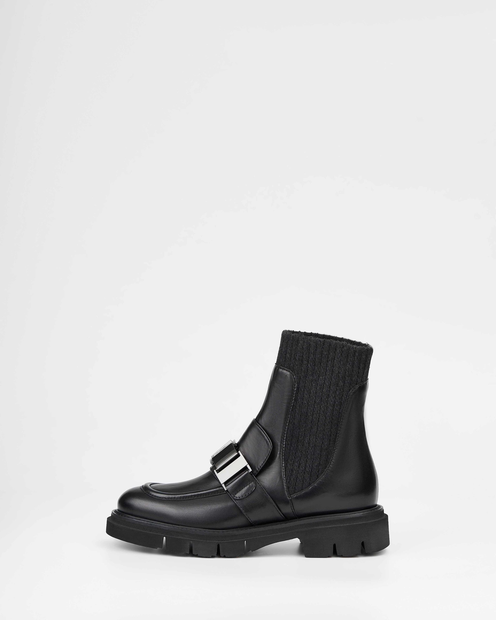 Черные кожаные ботинки - Main image