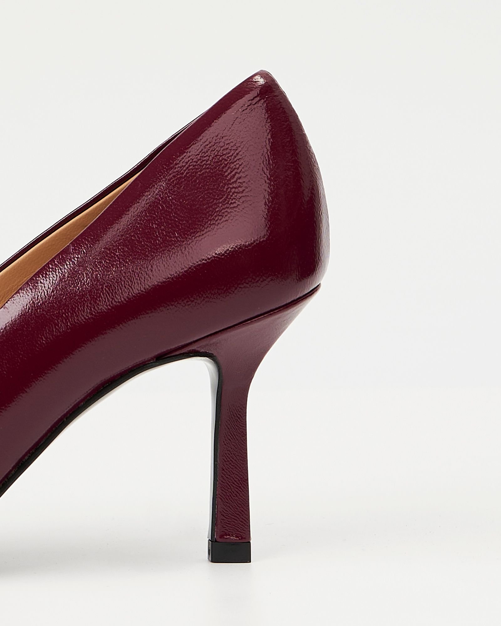 Бордовые кожаные туфли - Image 5 of 5