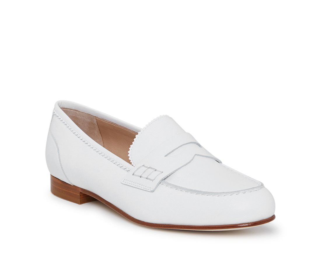 Белые кожаные лоферы - Image 2 of 4