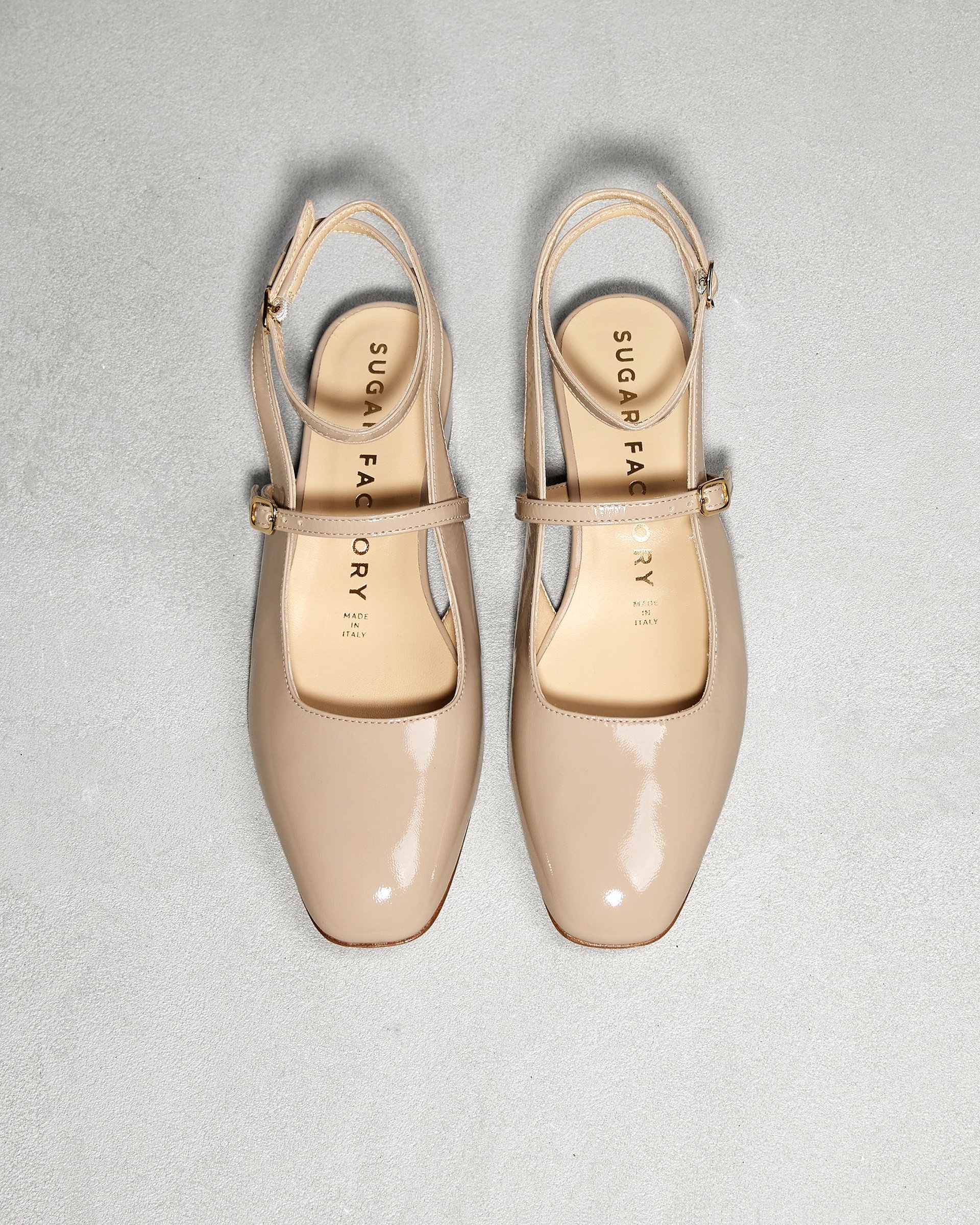 Бежевые кожаные туфли - Image 2 of 6