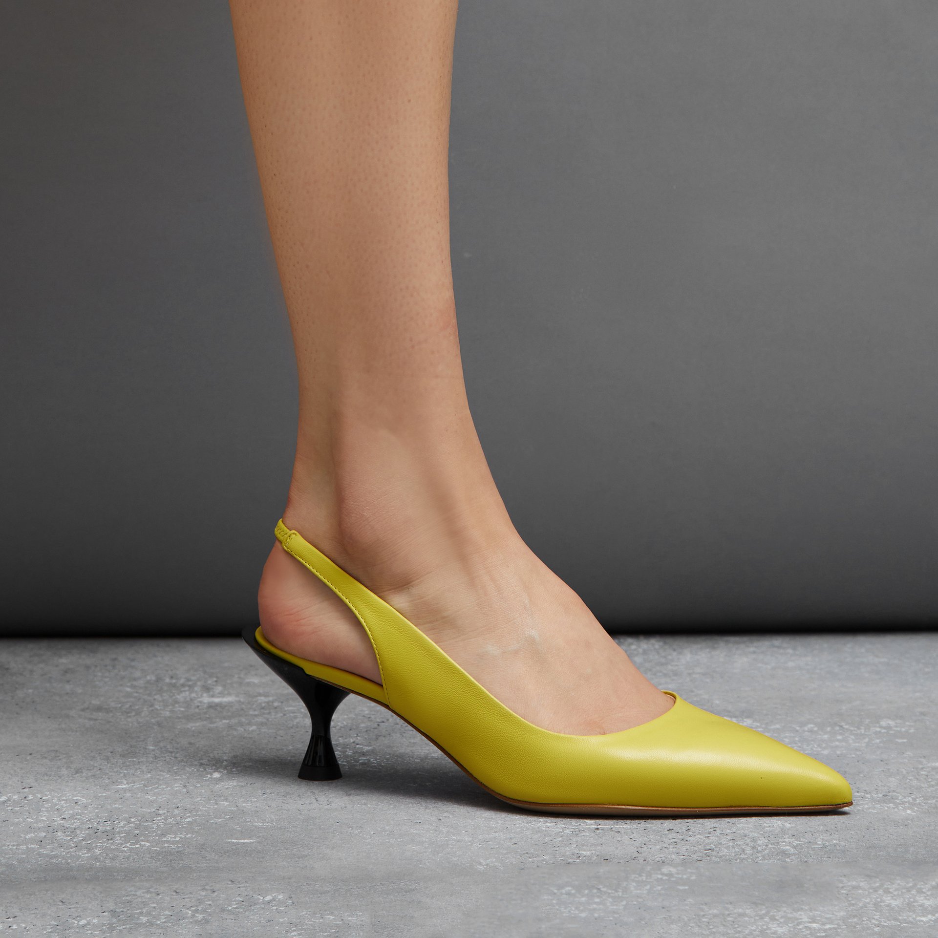 Желтые кожаные туфли - Image 4 of 4