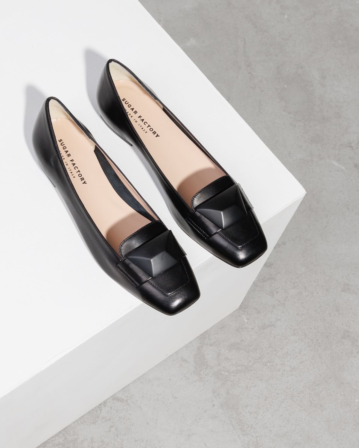 Черные кожаные балетки - Image 2 of 6