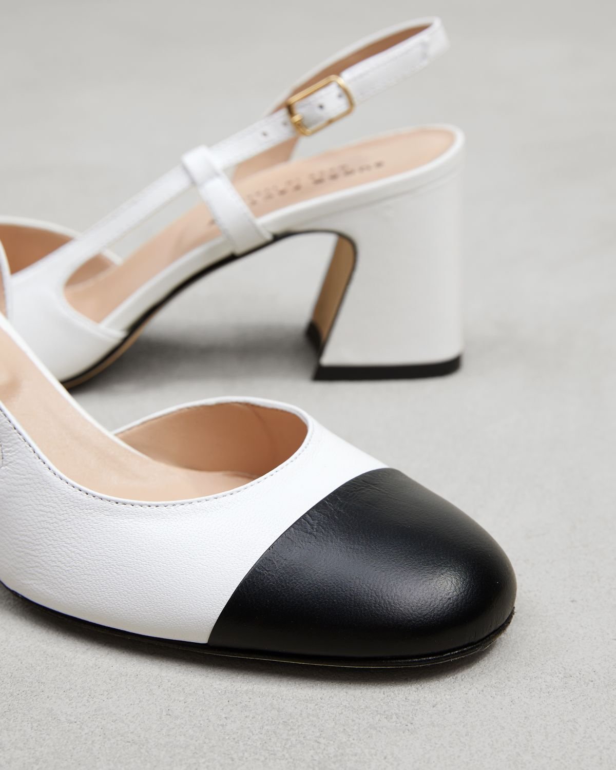 Белые кожаные туфли - Image 4 of 6