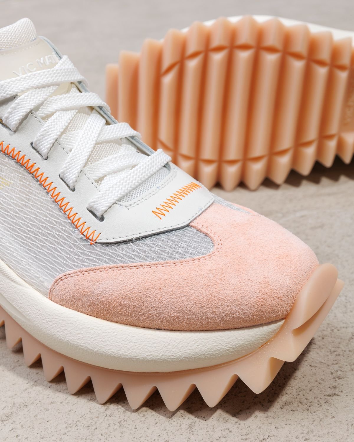 Светло-розовые текстильные кеды - Image 4 of 4