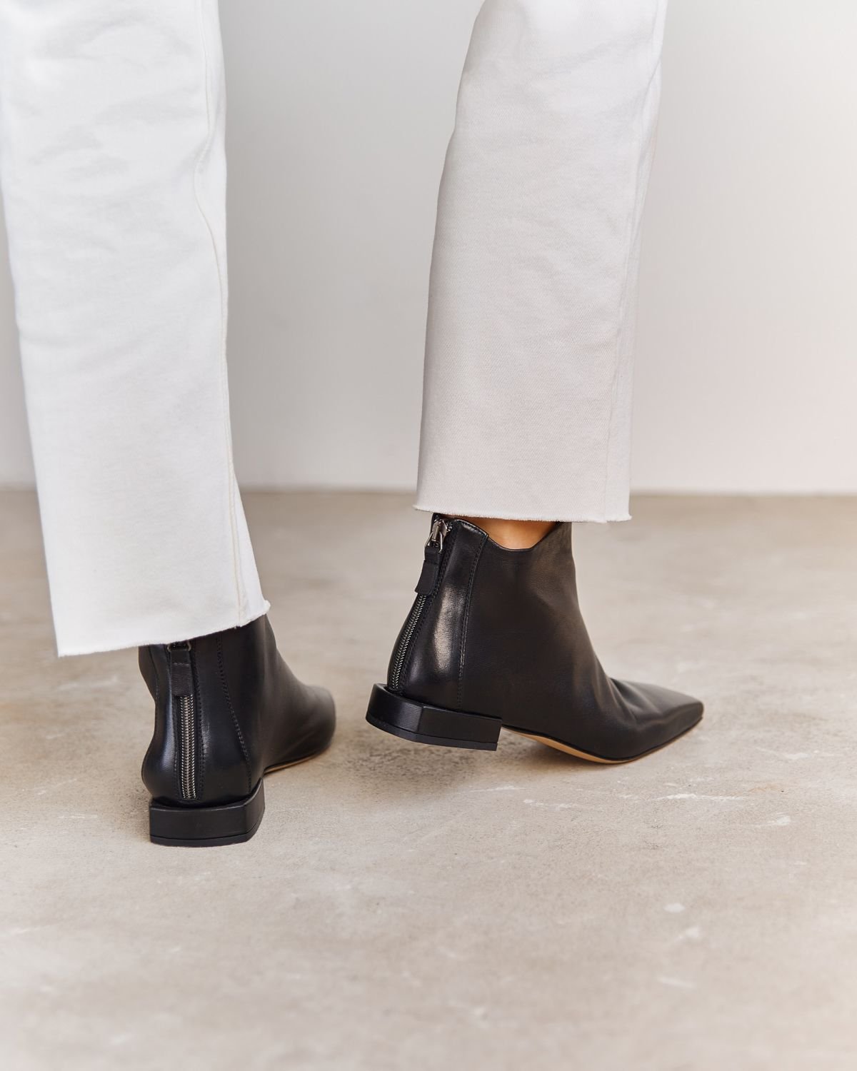 Черные кожаные ботильоны - Image 7 of 7