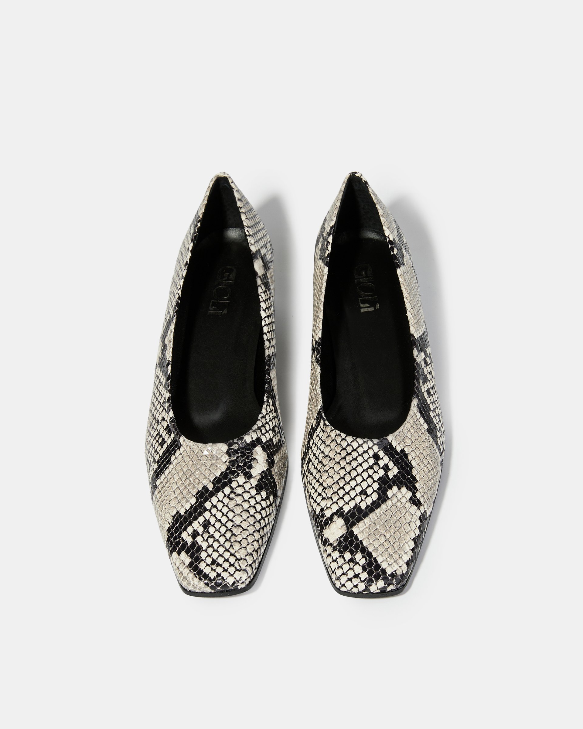 Туфли из натуральной кожи со змеиным принтом - Image 3 of 5