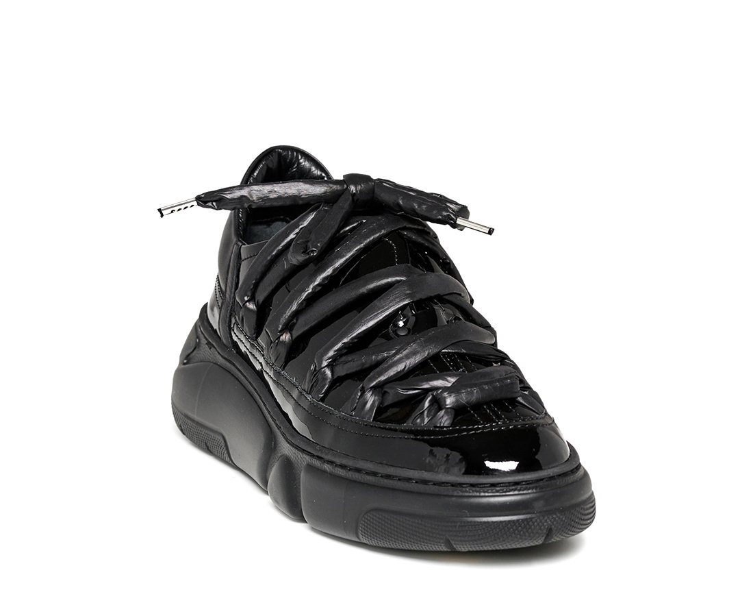 Черные лаковые кроссовки - Image 2 of 4
