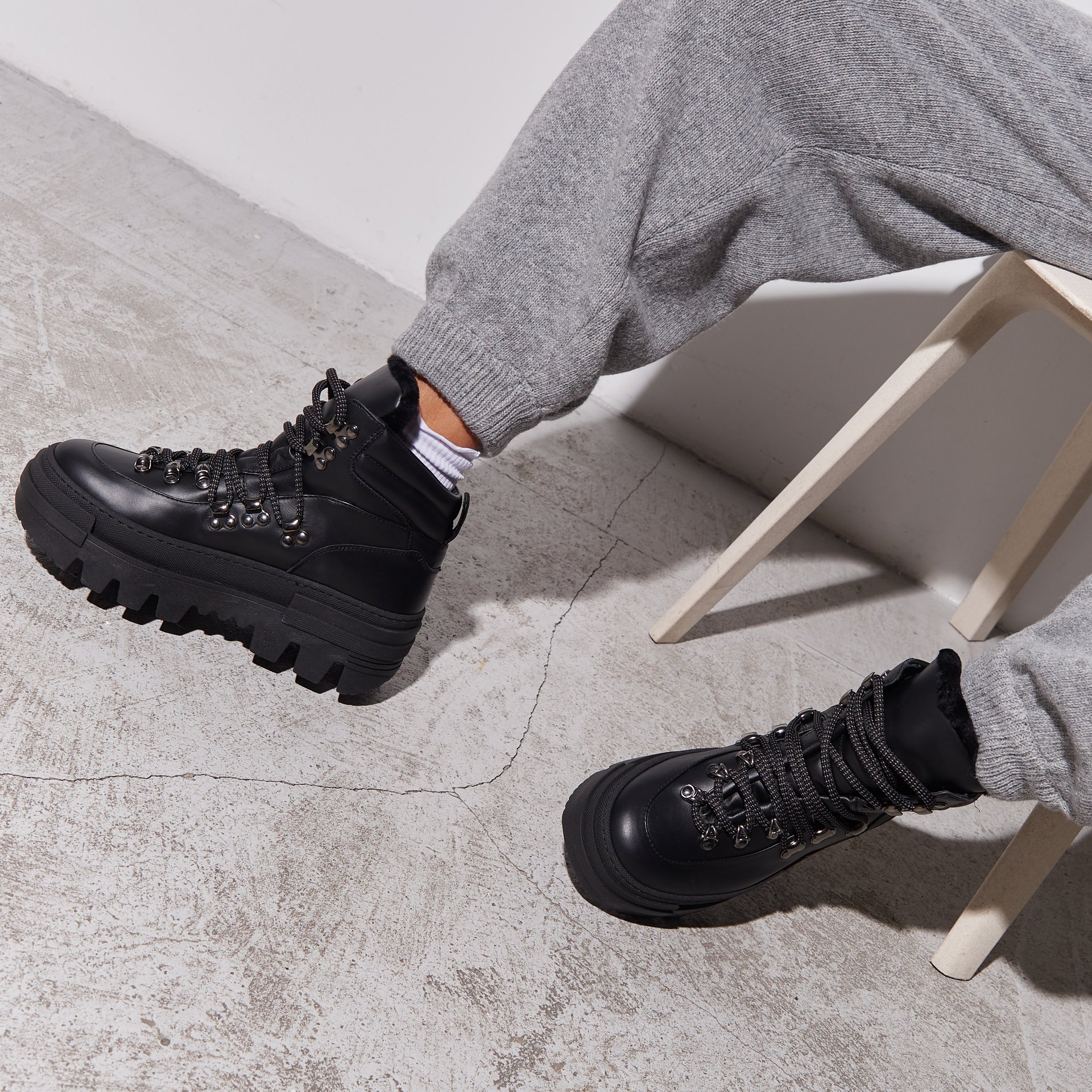 Черные кожаные ботинки - Image 6 of 6