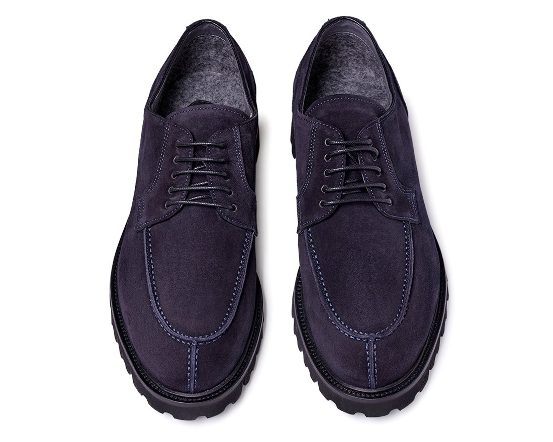 Мужские утепленные замшевые дерби - Image 3 of 4