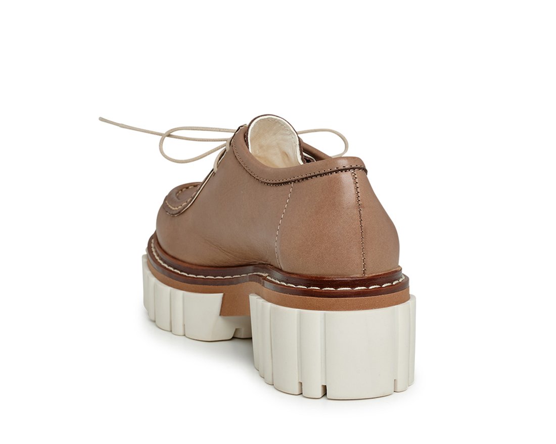 Коричневые кожаные лоферы - Image 3 of 5