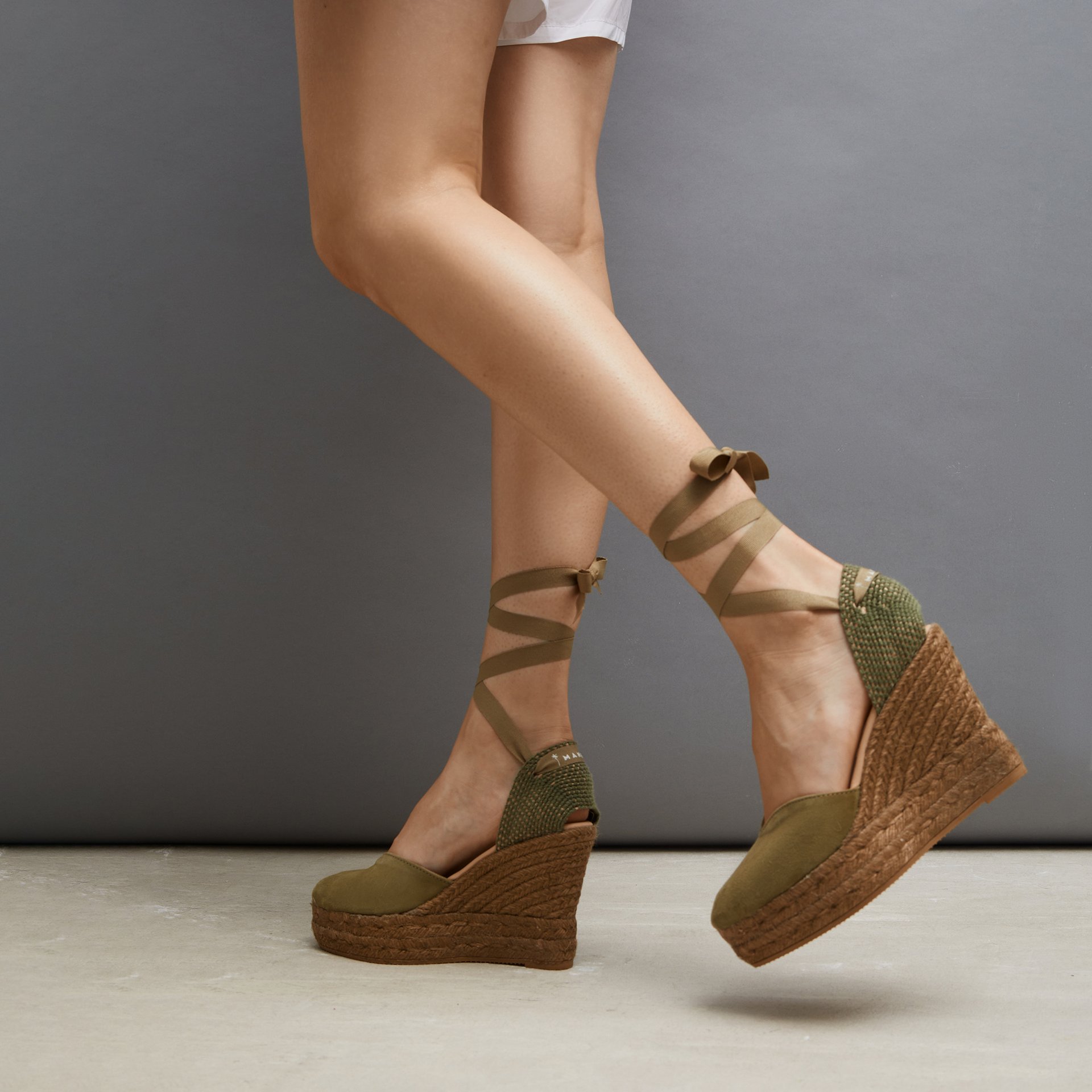 Оливковые замшевые эспадрильи - Image 5 of 5