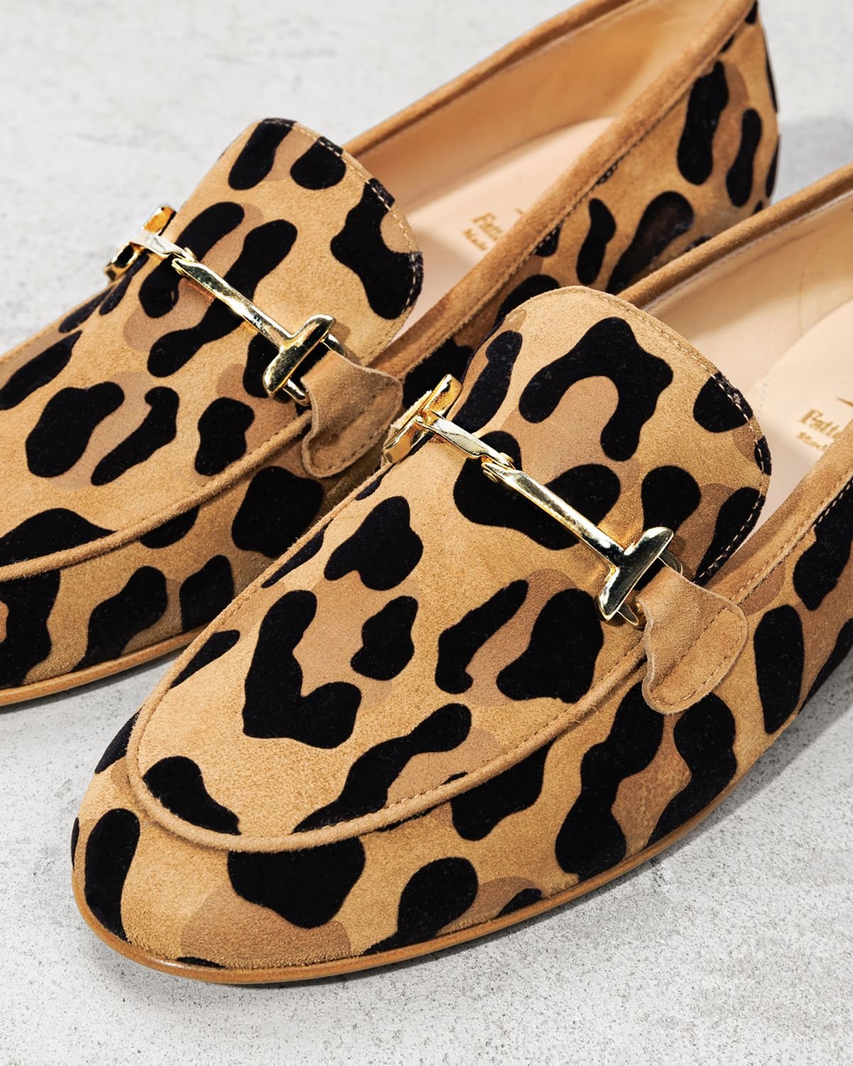 Леопардовые замшевые лоферы - Image 4 of 8