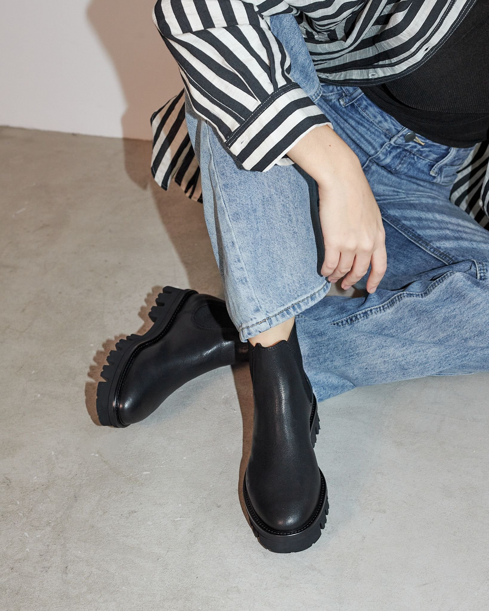 Черные кожаные челси - Image 4 of 4