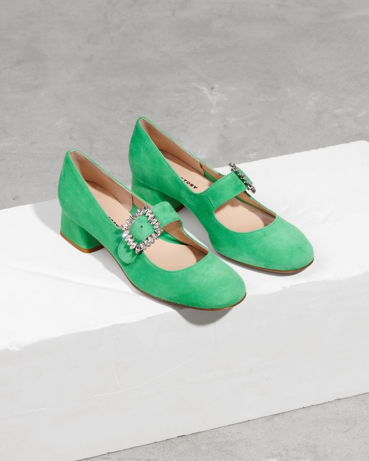 Зеленые замшевые туфли - Image 3 of 7