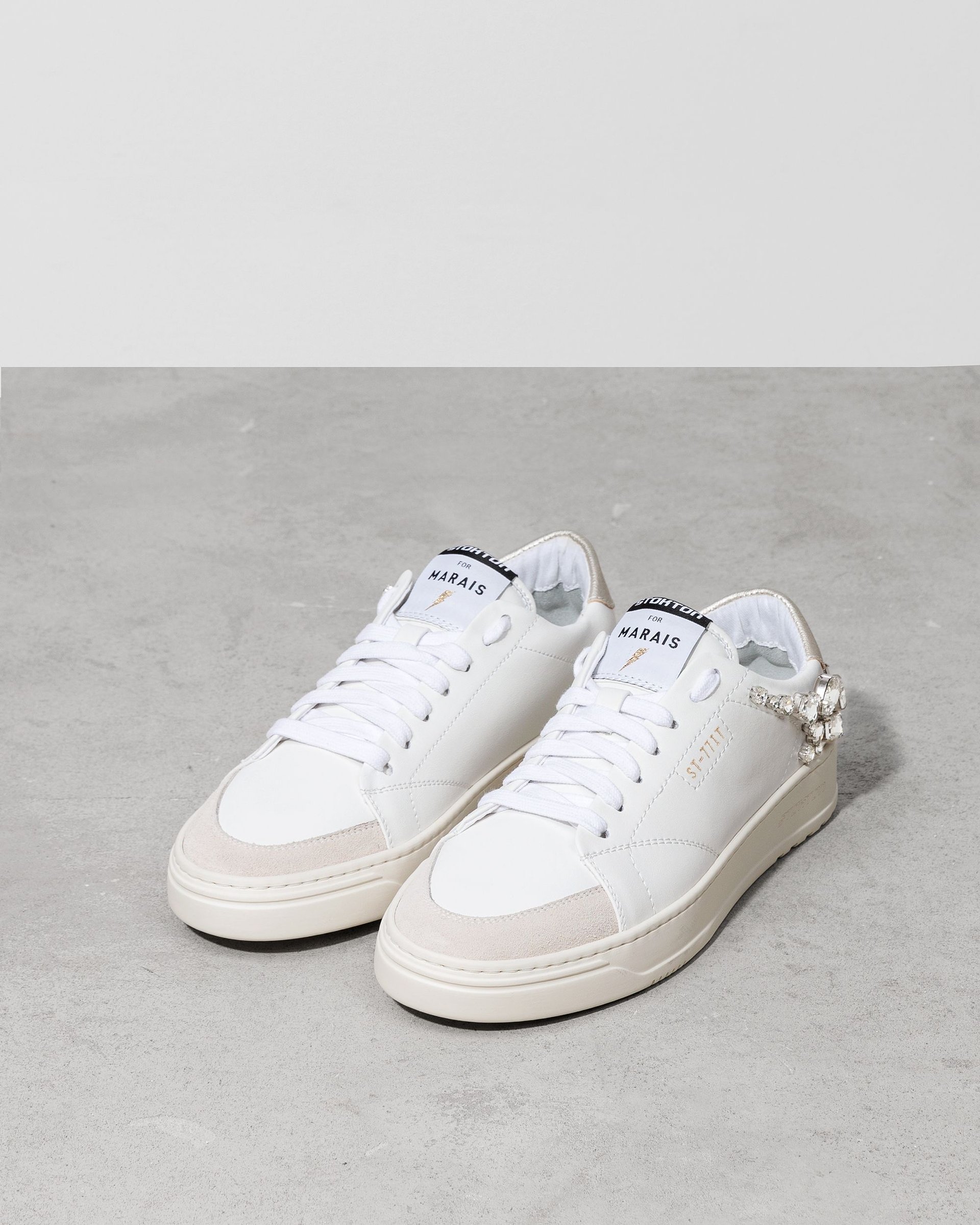 Белые кожаные кеды - Image 3 of 6