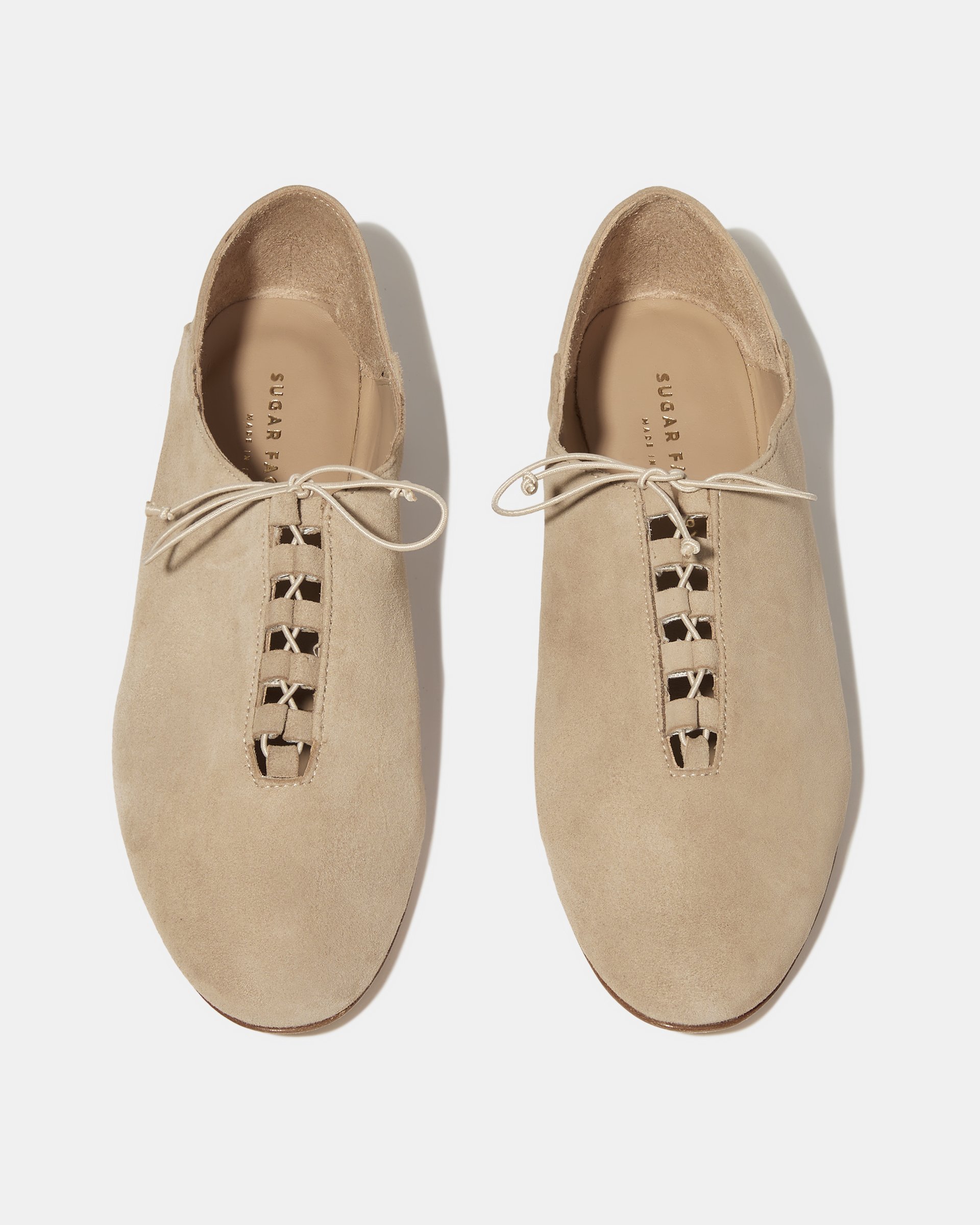 Бежевые замшевые туфли - Image 3 of 4