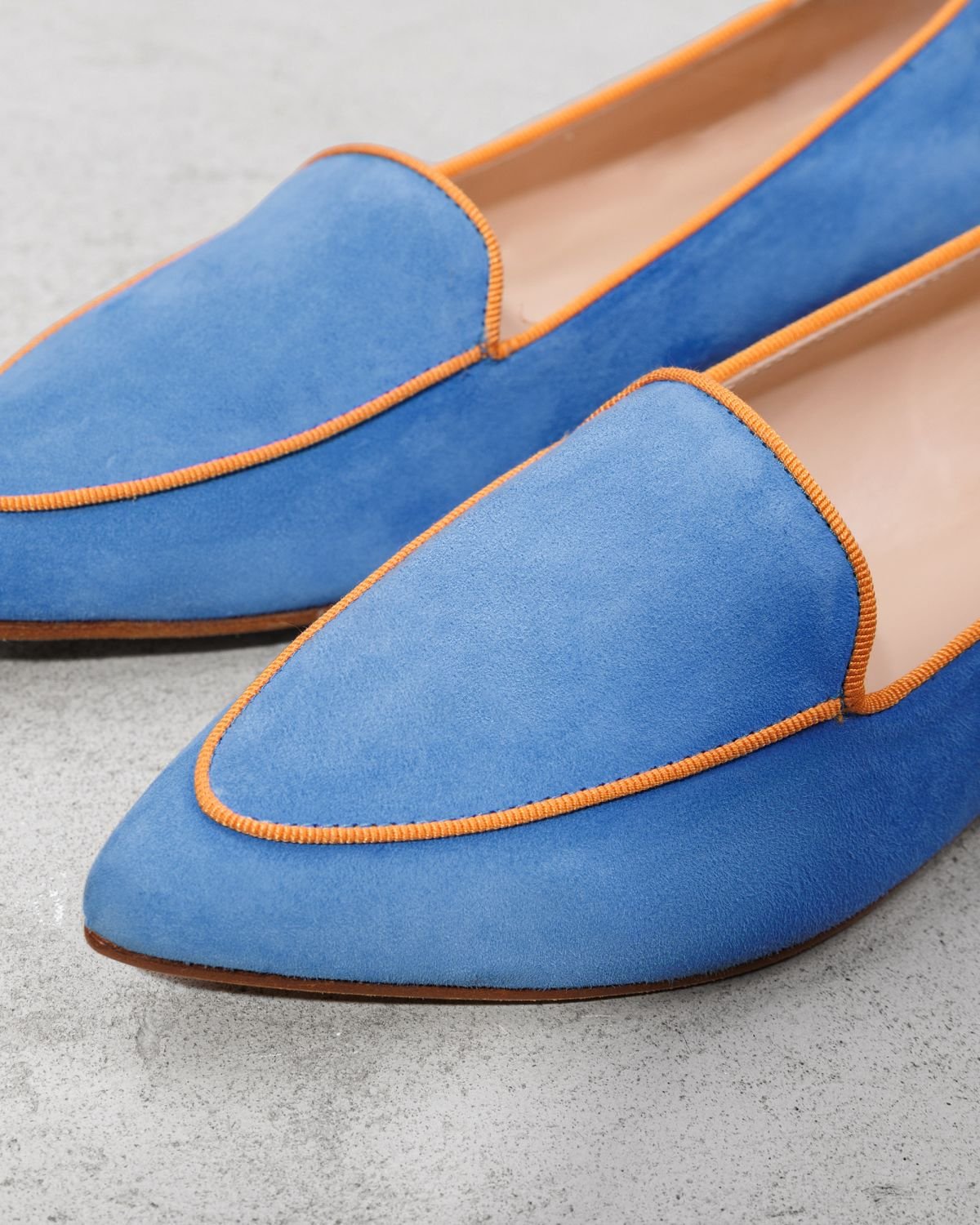 Голубые замшевые лоферы - Image 4 of 4