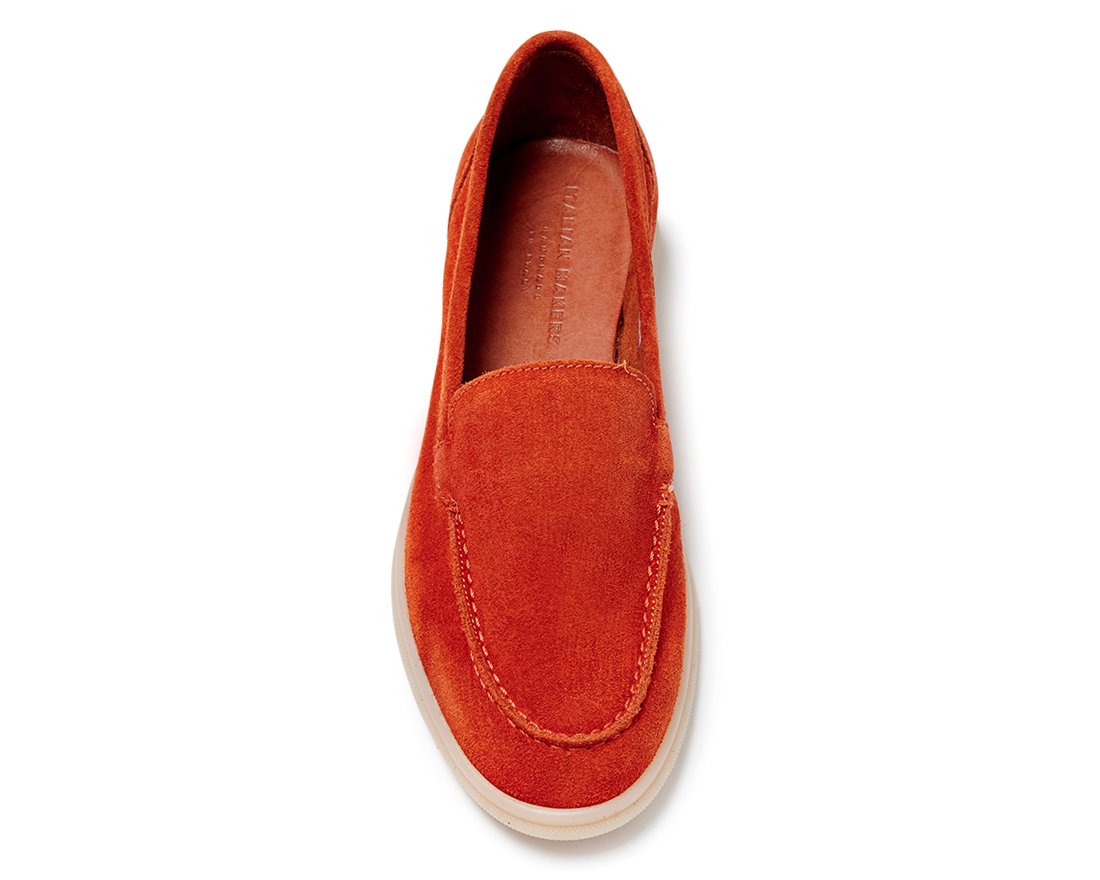 Оранжевые замшевые лоферы - Image 4 of 5