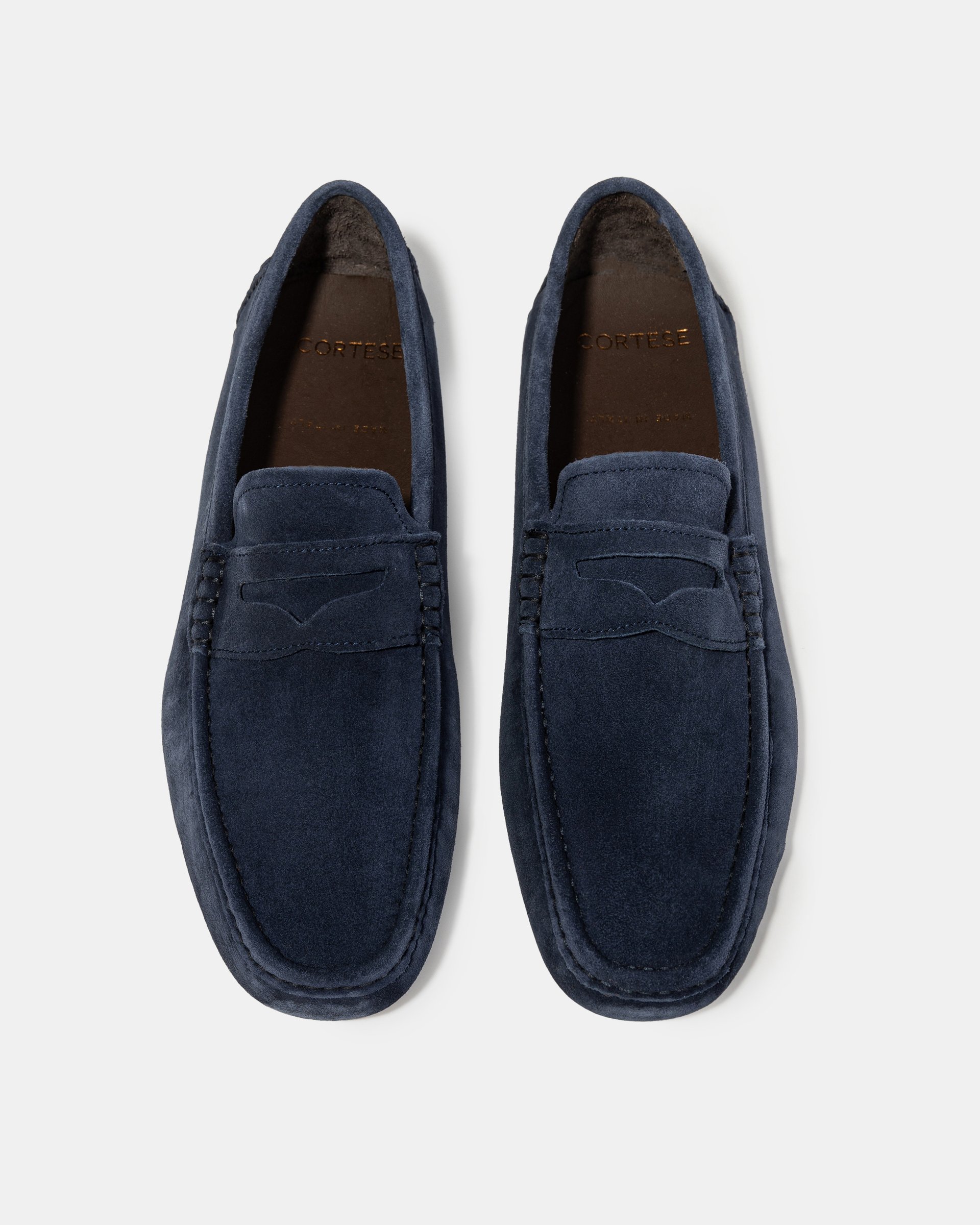 Темно-синие замшевые мокасины - Image 3 of 5