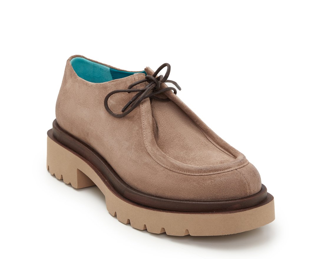 Бежевые замшевые полуботинки - Image 2 of 4