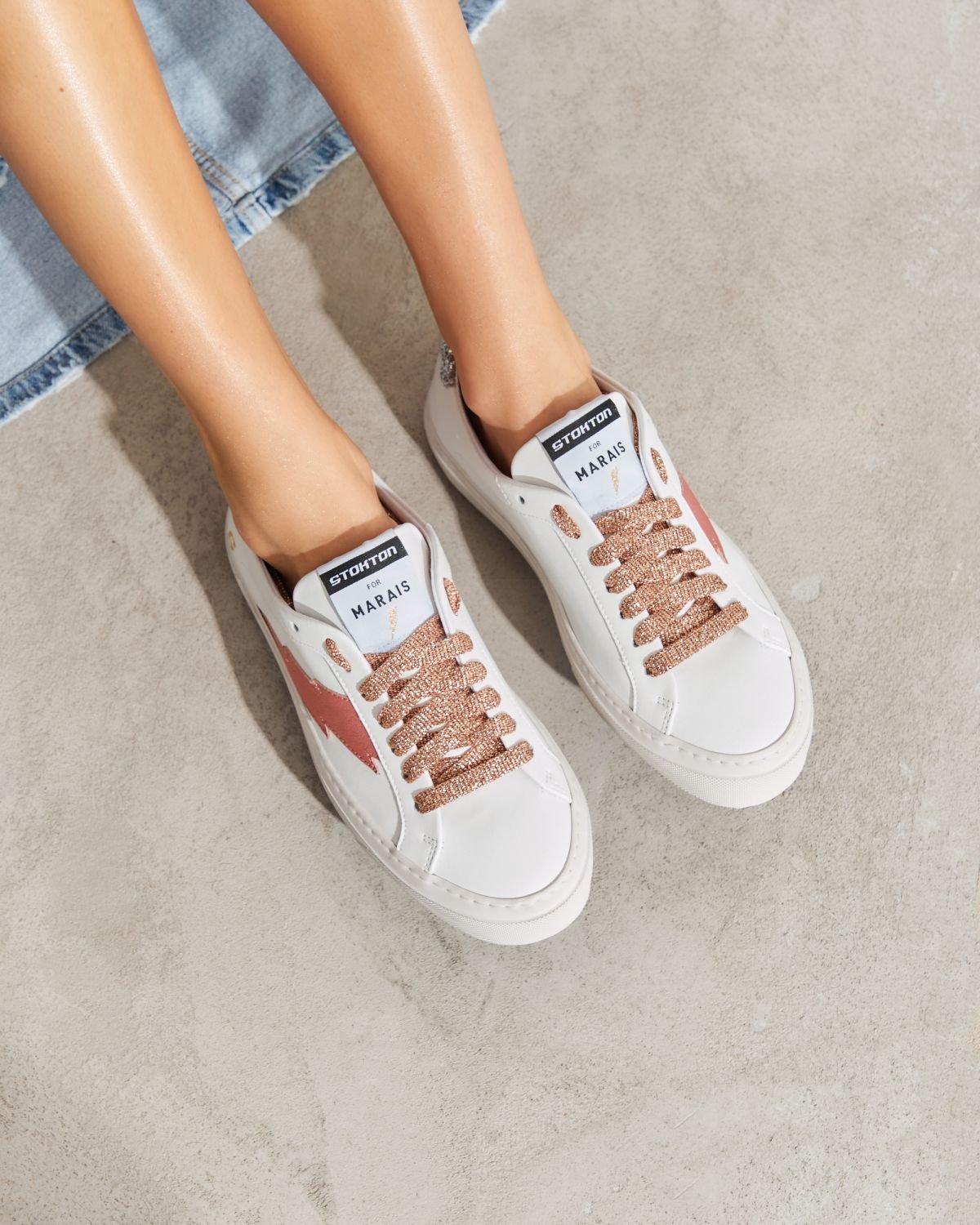 Белые кожаные кеды - Image 6 of 6