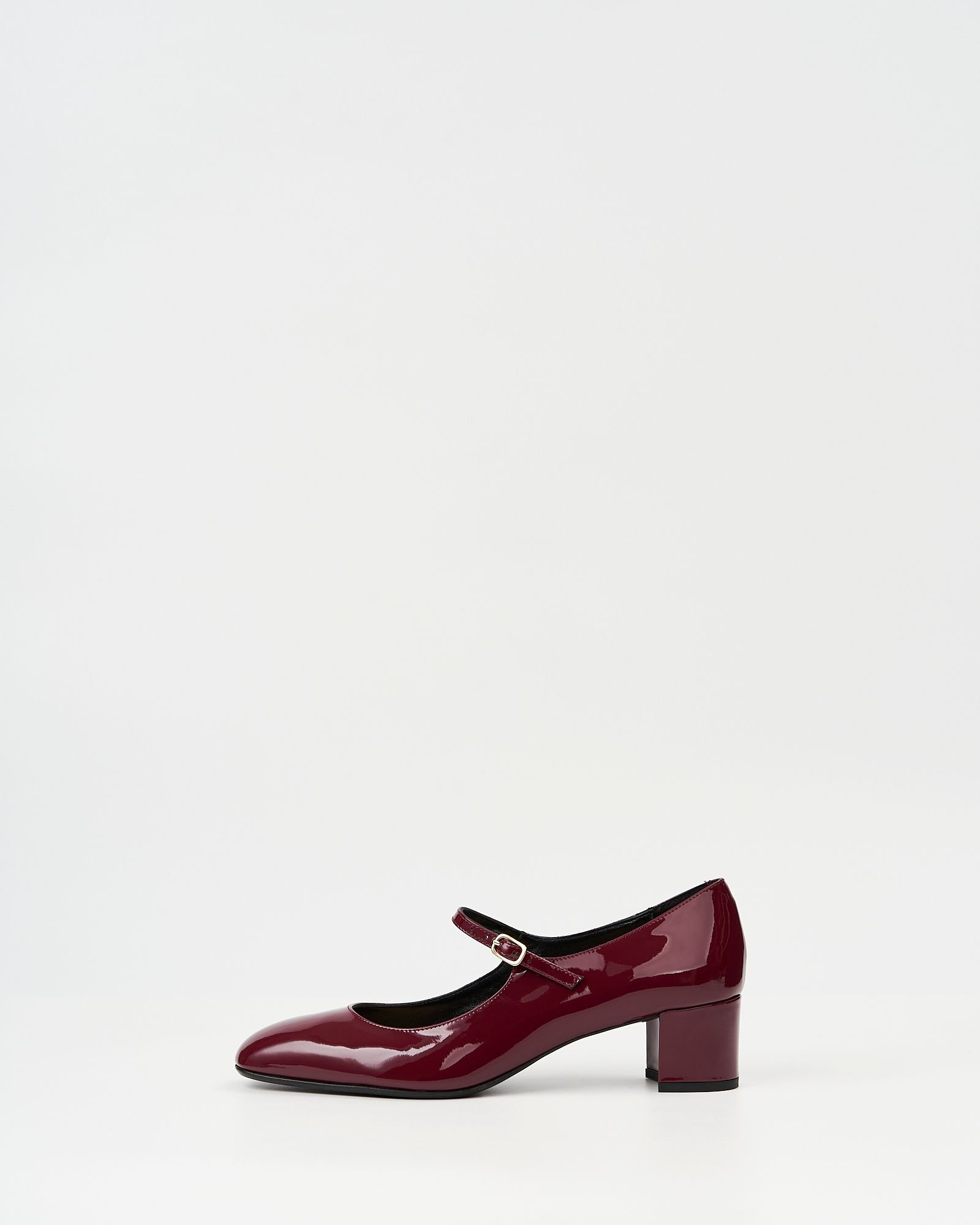 Бордовые кожаные туфли - Image 3 of 6